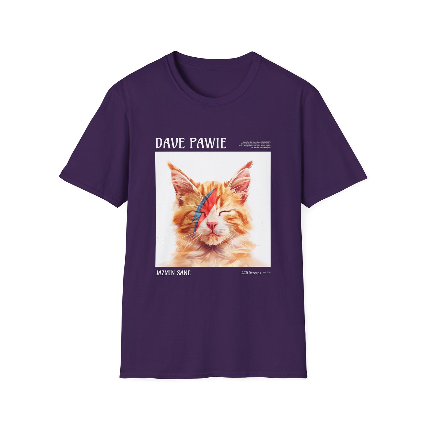 Music- Dave Pawie T-Shirt Purple Printify T-Shirt Rhythm & Drip Apparel