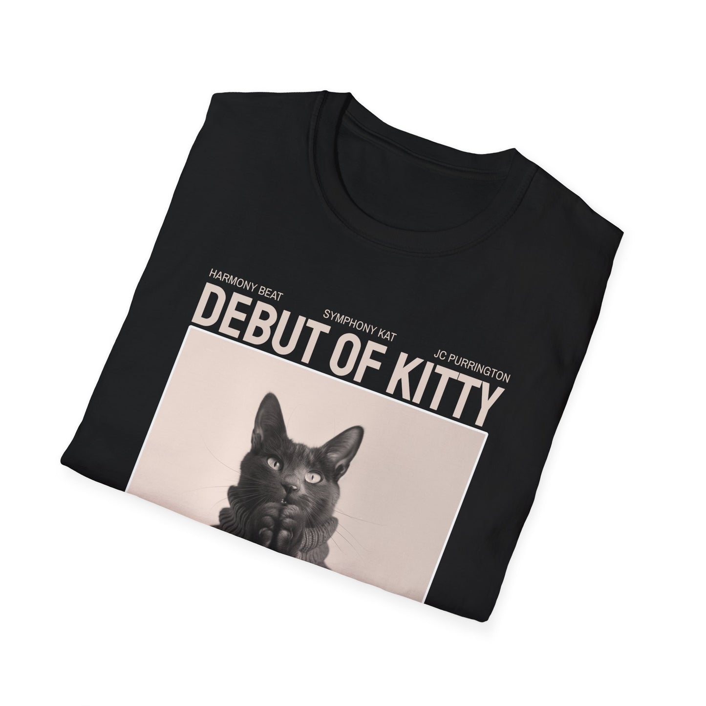 Music- Debut of Kitty T-Shirt Printify T-Shirt Rhythm & Drip Apparel