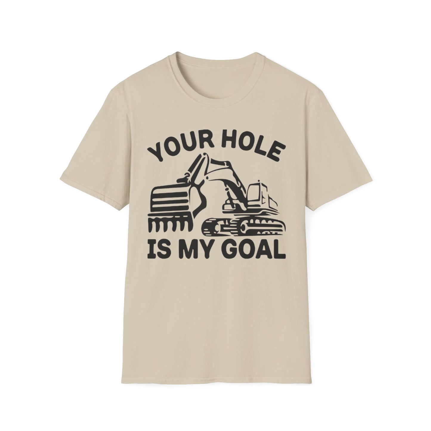 Your Hole Is My Goal T-Shirt Sand Printify T-Shirt Rhythm & Drip Apparel