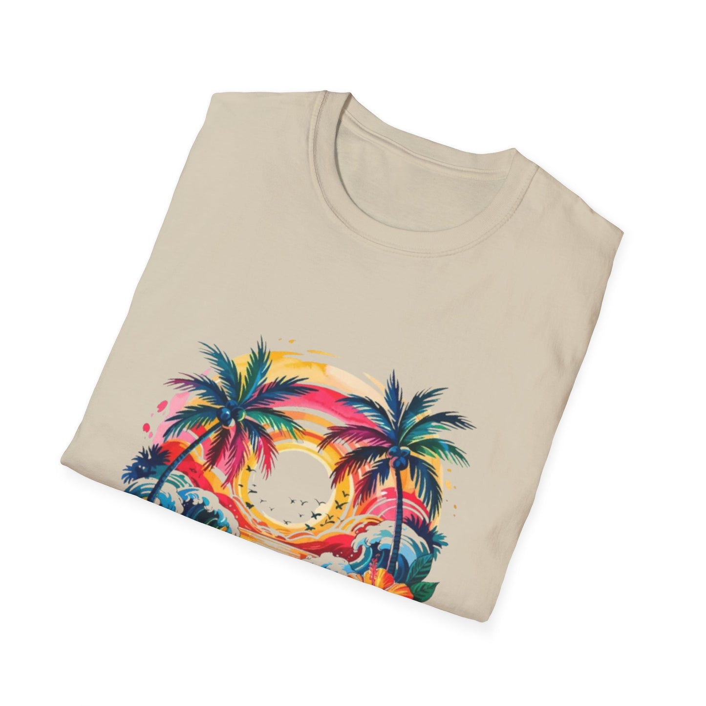 Summer- Tropical Sunset T-Shirt Printify T-Shirt Rhythm & Drip Apparel