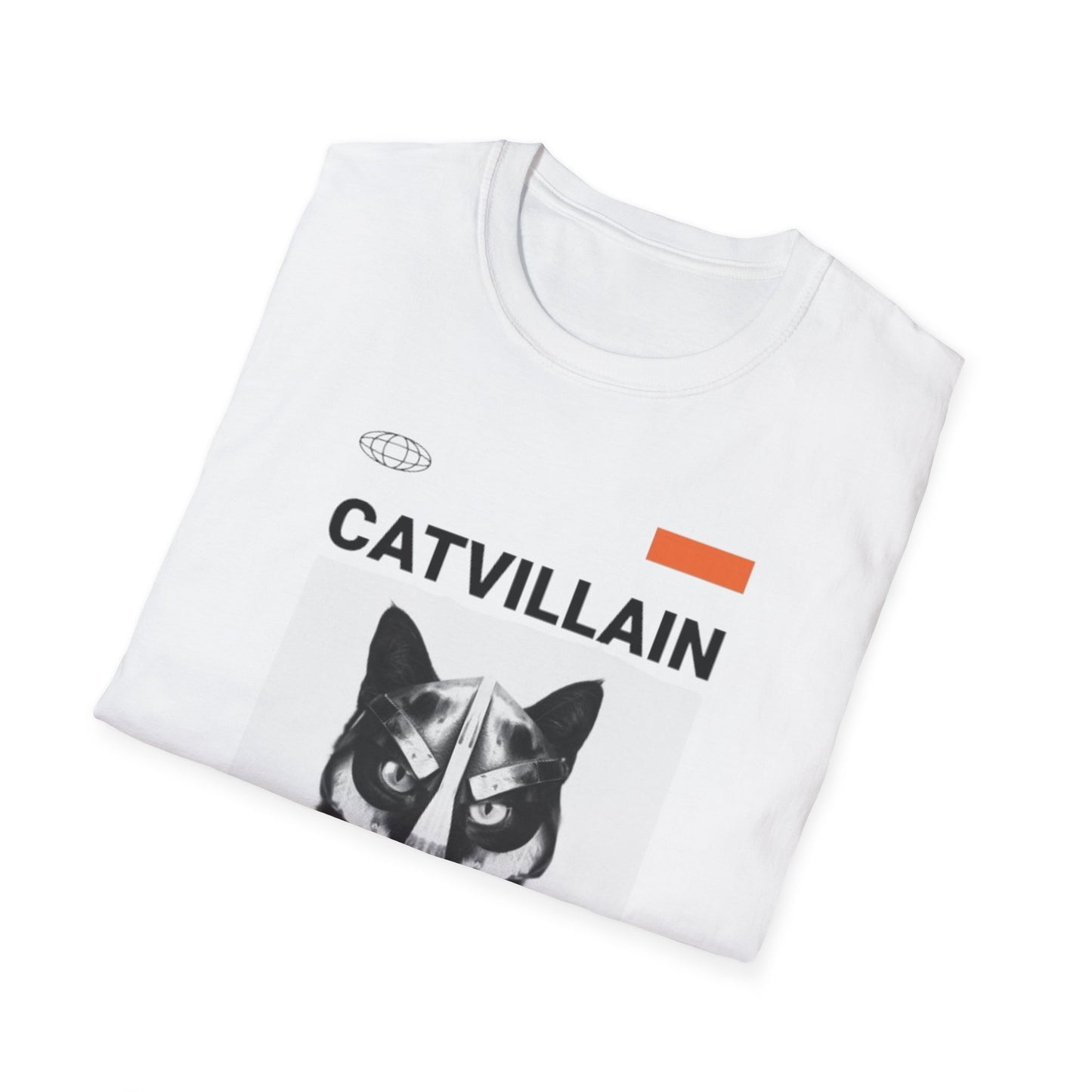 Music- Cat Villain T-Shirt Printify T-Shirt Rhythm & Drip Apparel