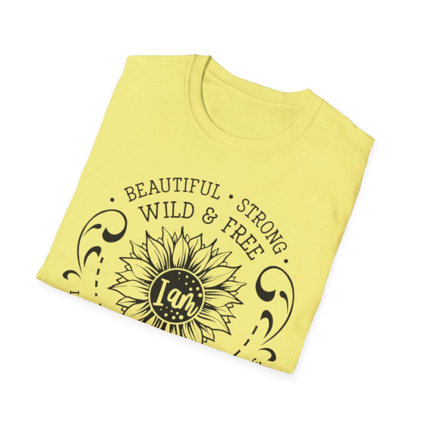 Beautiful, Strong, Wild & Free Printify T-Shirt Rhythm & Drip Apparel