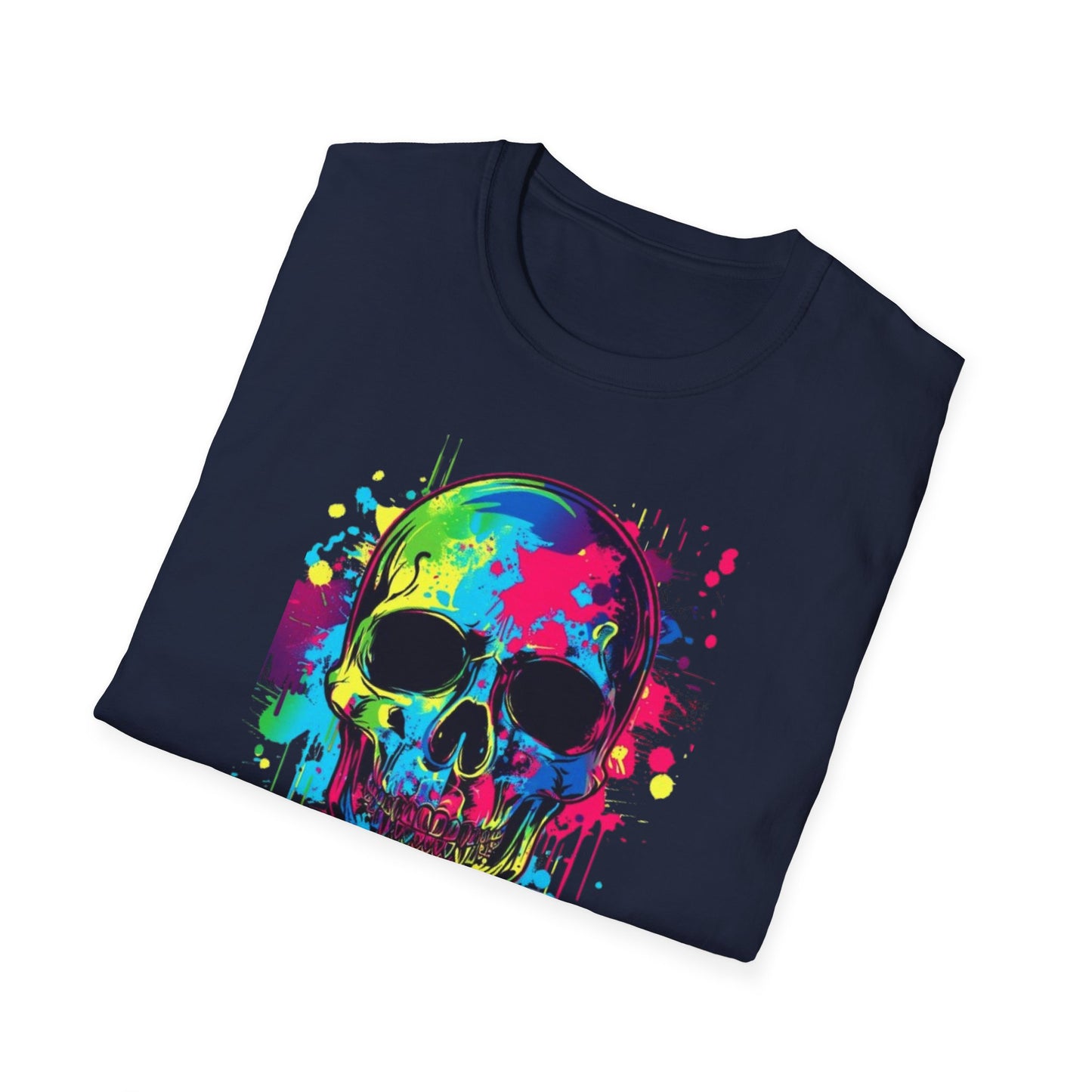 Colorful Skull Graphic T-Shirt Printify T-Shirt Rhythm & Drip Apparel