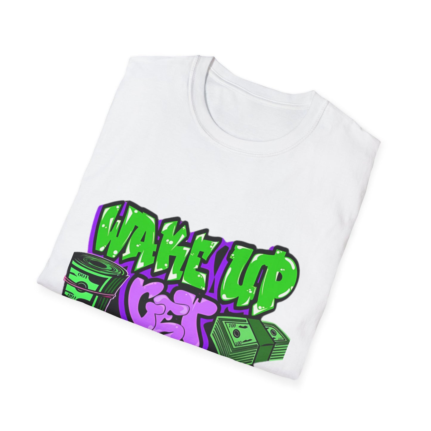 Wake Up & Get the Bag T-Shirt Printify T-Shirt Rhythm & Drip Apparel