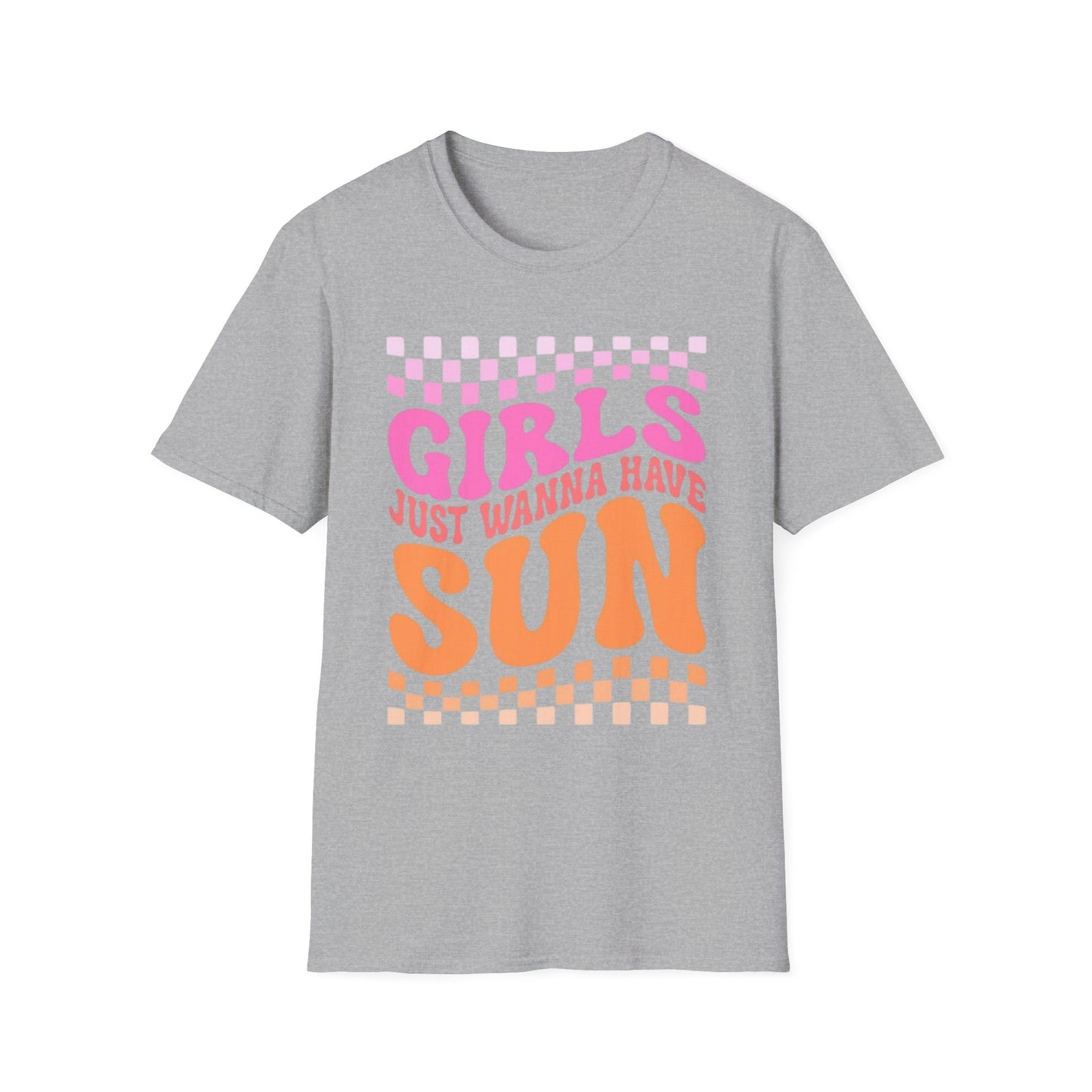 Girls Just Wanna Have Sun Unisex T-Shirt - Softstyle Summer Vibes Tee