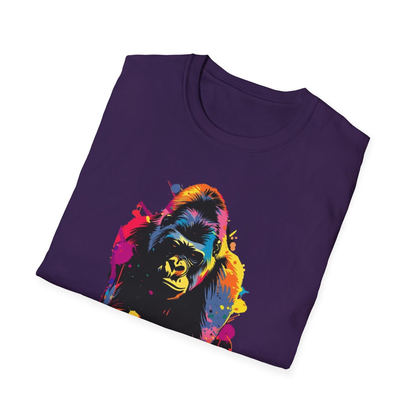 Vibrant Gorilla Art Tee Printify T-Shirt Rhythm & Drip Apparel