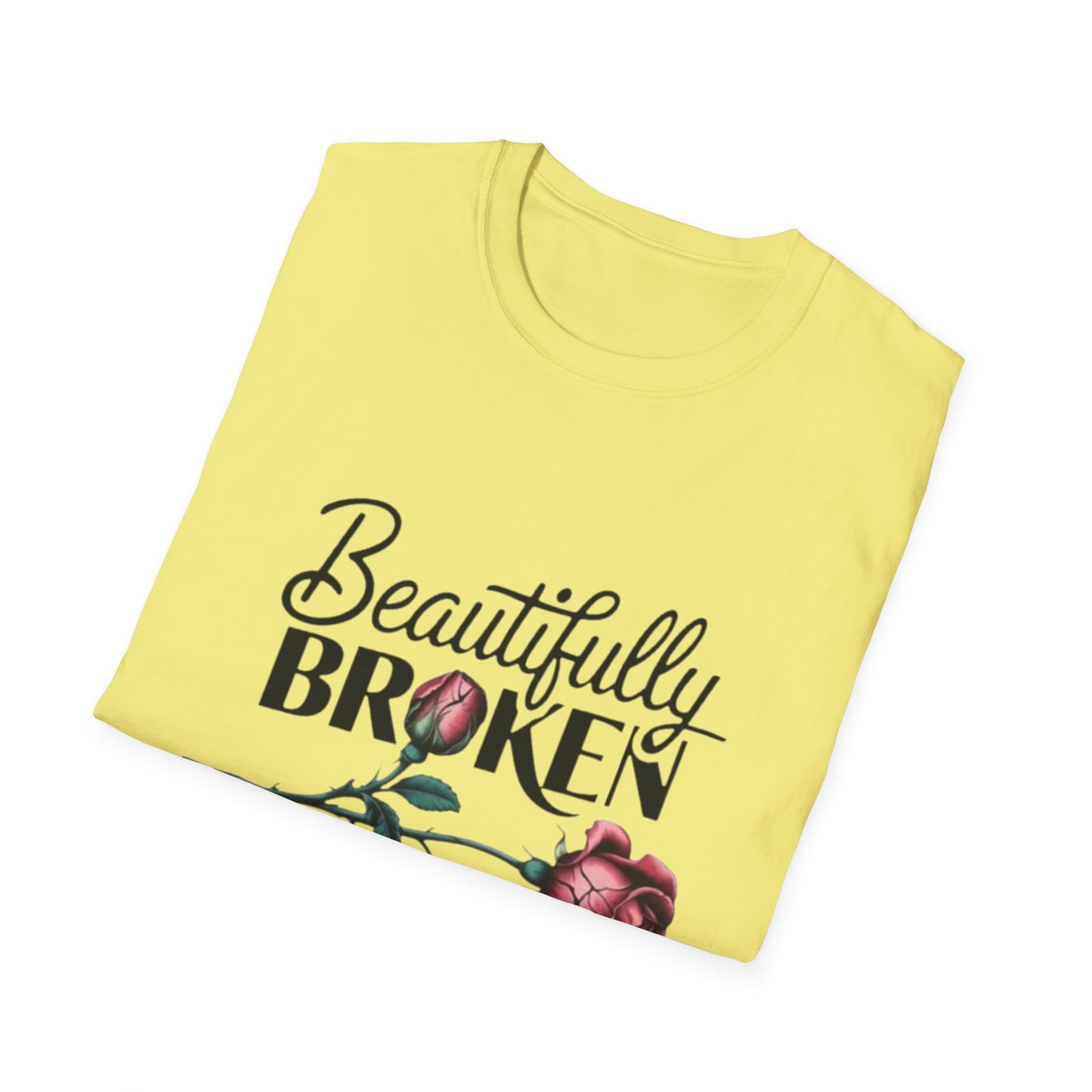Beautifully Broken T-Shirt Printify T-Shirt Rhythm & Drip Apparel