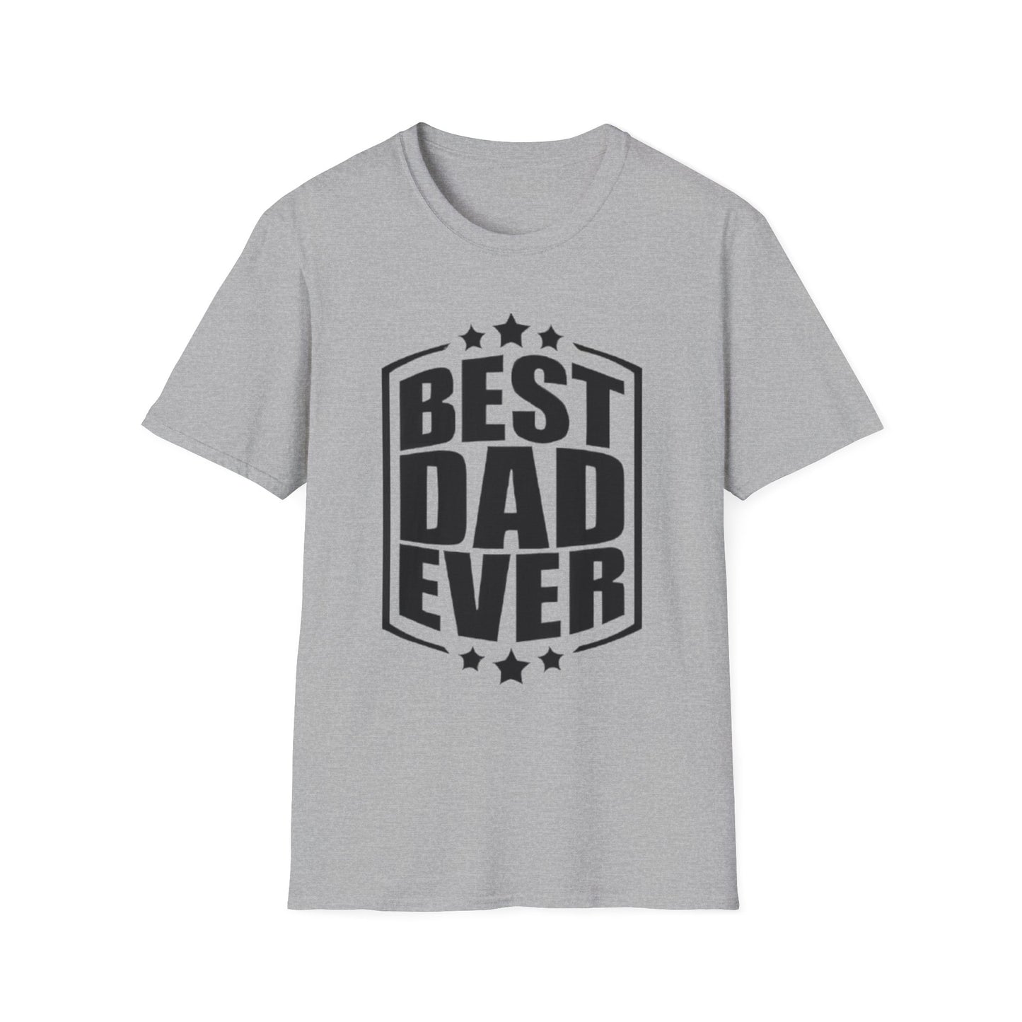 Best Dad Ever T-Shirt Sport Grey Printify T-Shirt Rhythm & Drip Apparel