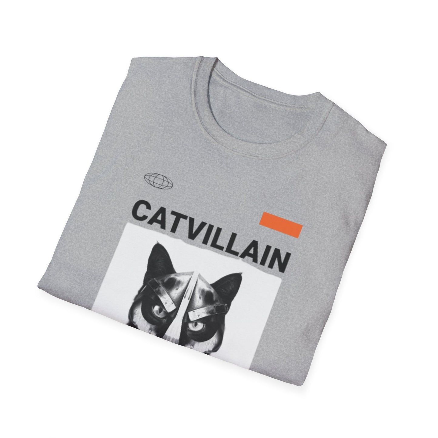 Music- Cat Villain T-Shirt Printify T-Shirt Rhythm & Drip Apparel