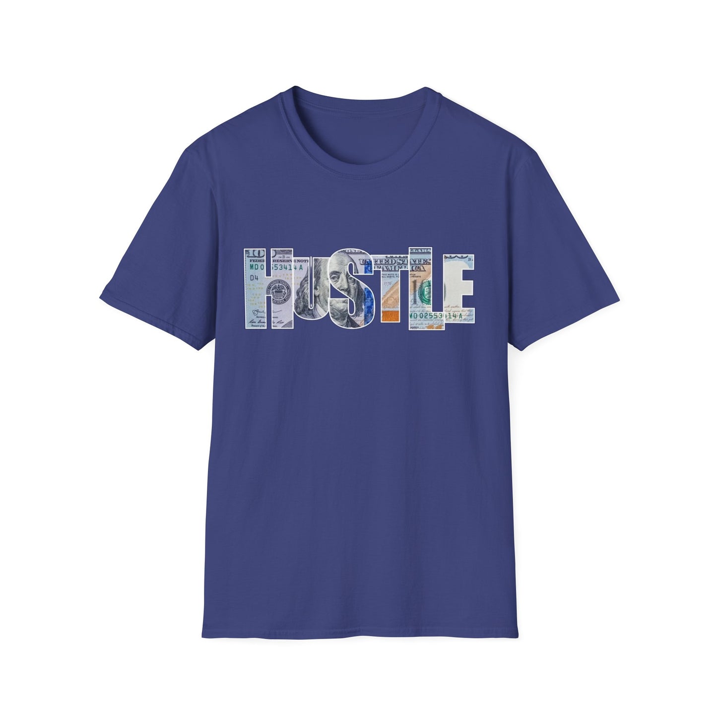 Hustle T-Shirt Metro Blue Printify T-Shirt Rhythm & Drip Apparel