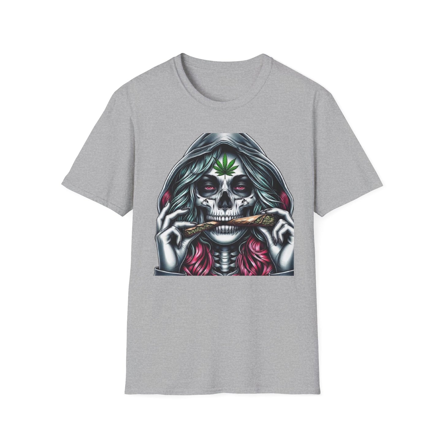 Bohemian Skull Graphic Tee Sport Grey Printify T-Shirt Rhythm & Drip Apparel