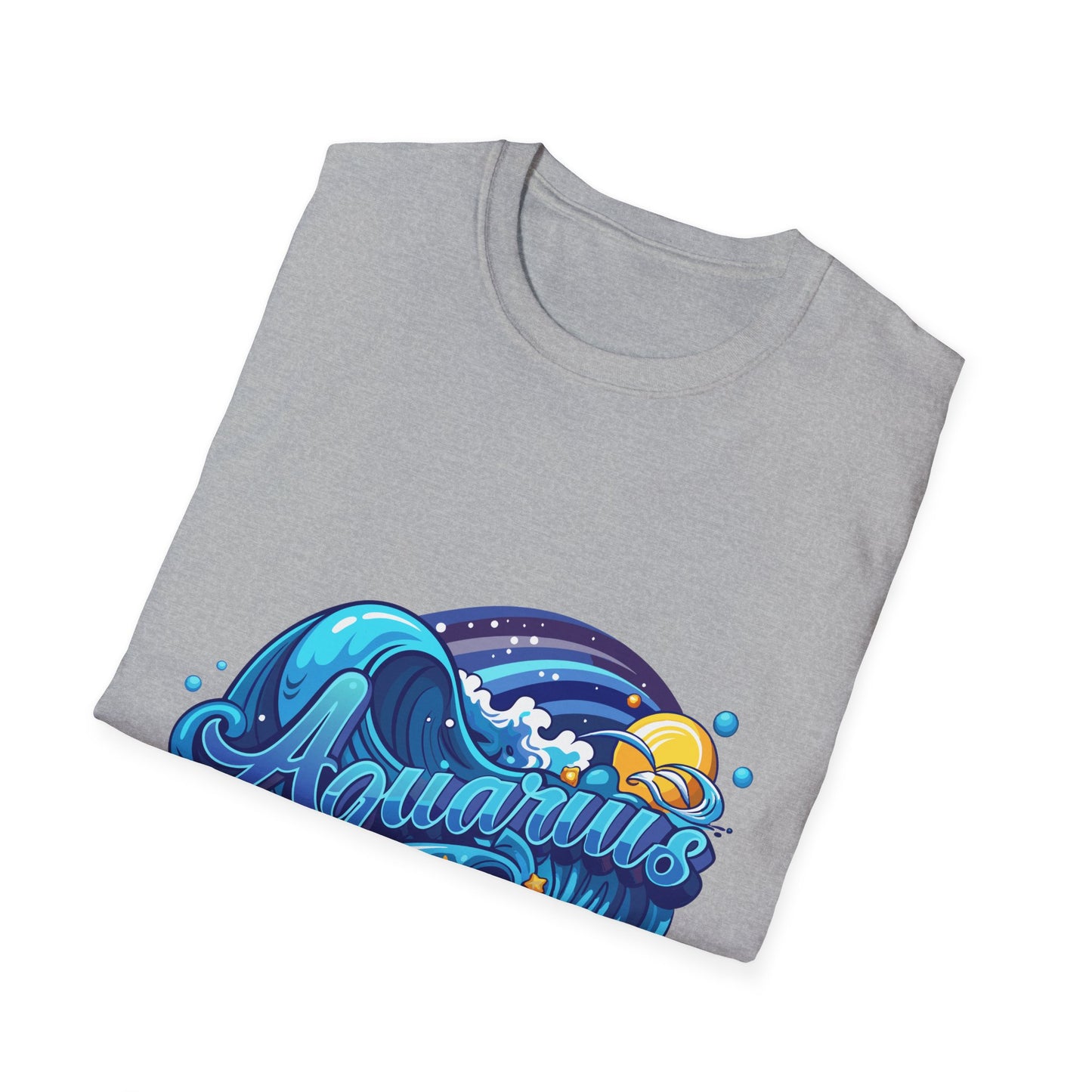 Aquarius Wave T-Shirt Printify T-Shirt Rhythm & Drip Apparel