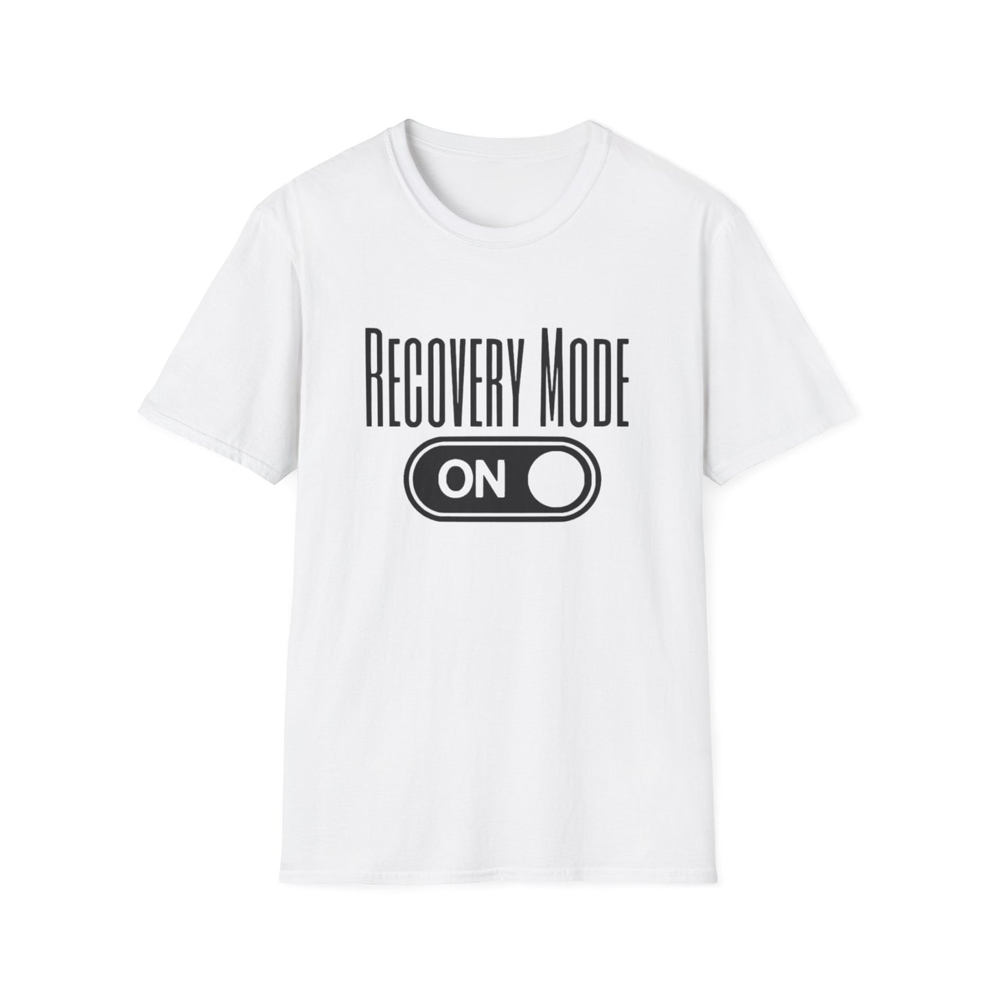 Addiction- Recovery Mode T-Shirt White Printify T-Shirt Rhythm & Drip Apparel