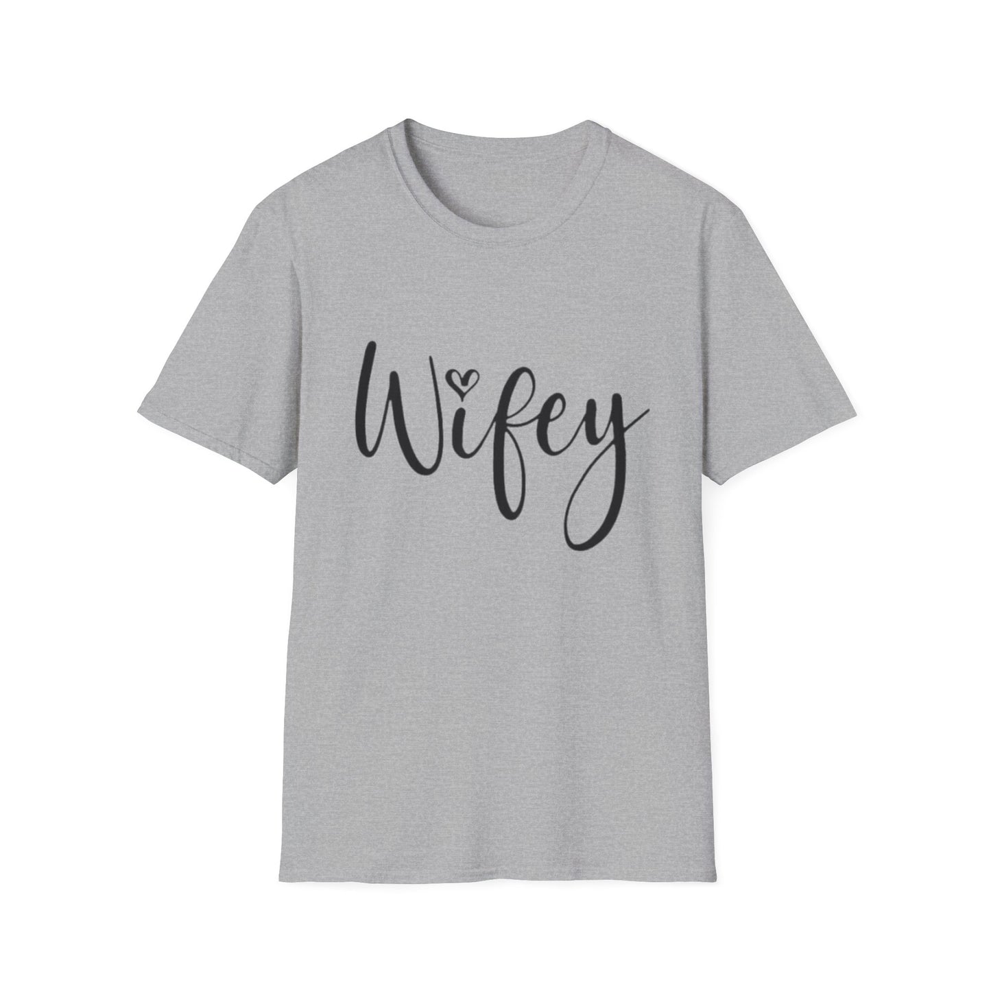 Wifey T-Shirt Sport Grey Printify T-Shirt Rhythm & Drip Apparel
