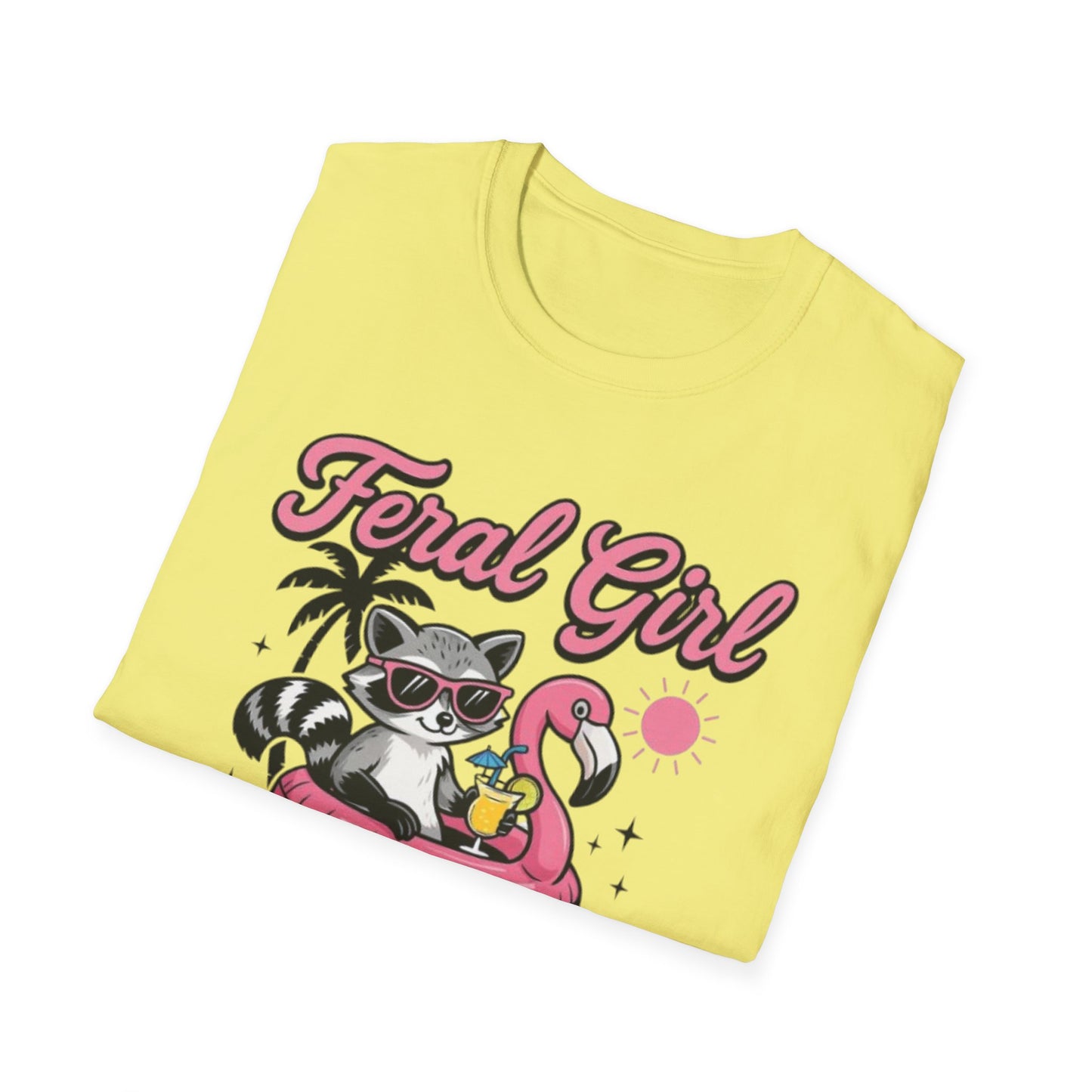Summer- Feral Girl Summer T-Shirt Printify T-Shirt Rhythm & Drip Apparel