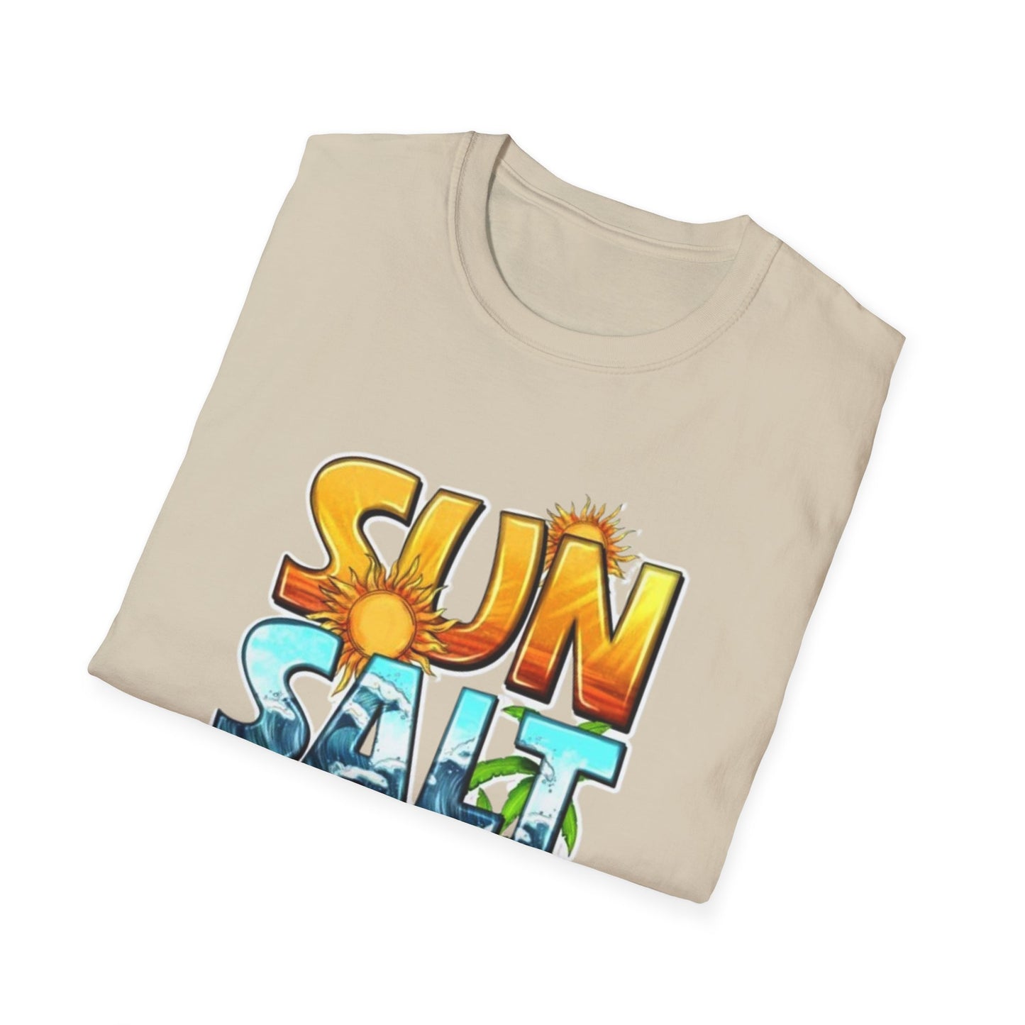 Summer- Sun, Salt, Sand T-Shirt Printify T-Shirt Rhythm & Drip Apparel