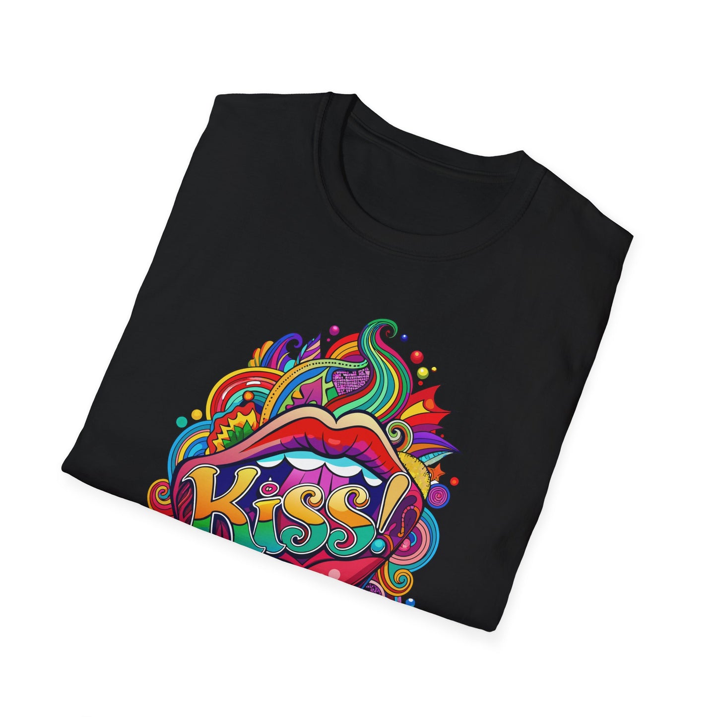 Vibrant Kiss Graphic T-Shirt Printify T-Shirt Rhythm & Drip Apparel