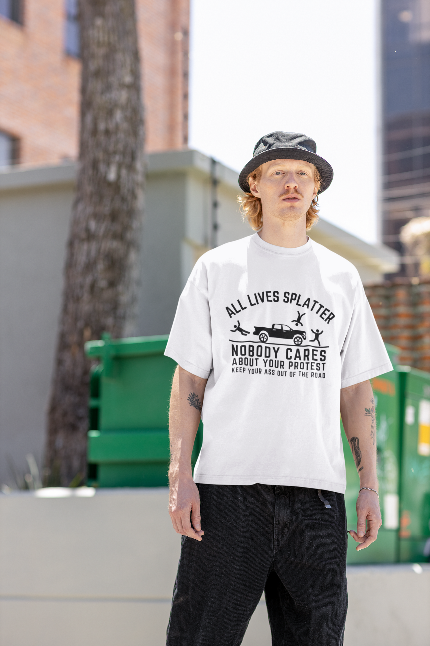 All Lives Splatter T-Shirt Printify T-Shirt Rhythm & Drip Apparel