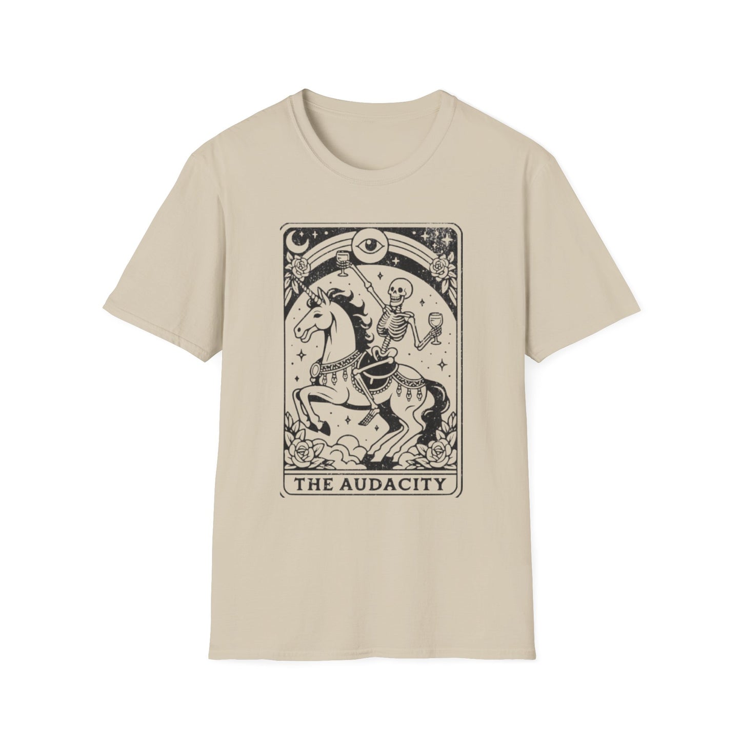 Audacity Tarot T-Shirt Sand Printify T-Shirt Rhythm & Drip Apparel