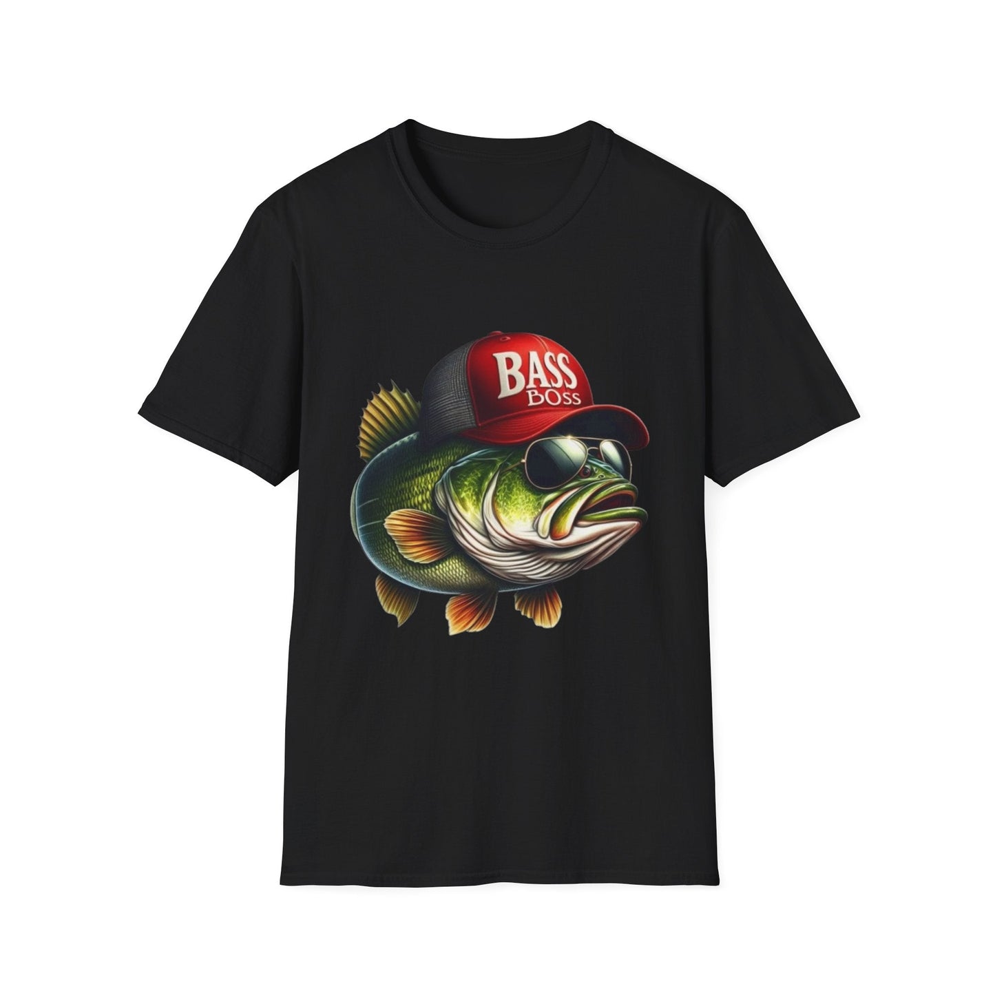 Bass Boss Unisex T-Shirt Black Printify T-Shirt Rhythm & Drip Apparel