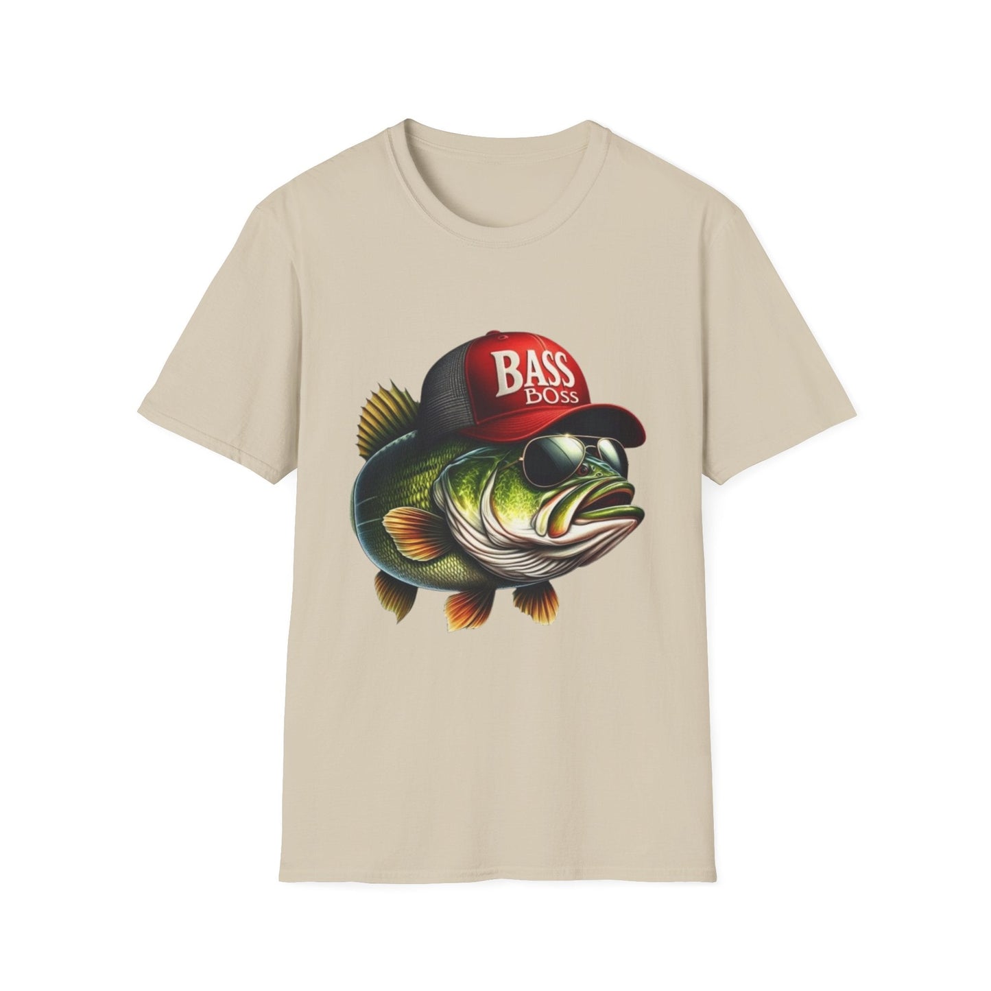 Bass Boss Unisex T-Shirt Sand Printify T-Shirt Rhythm & Drip Apparel