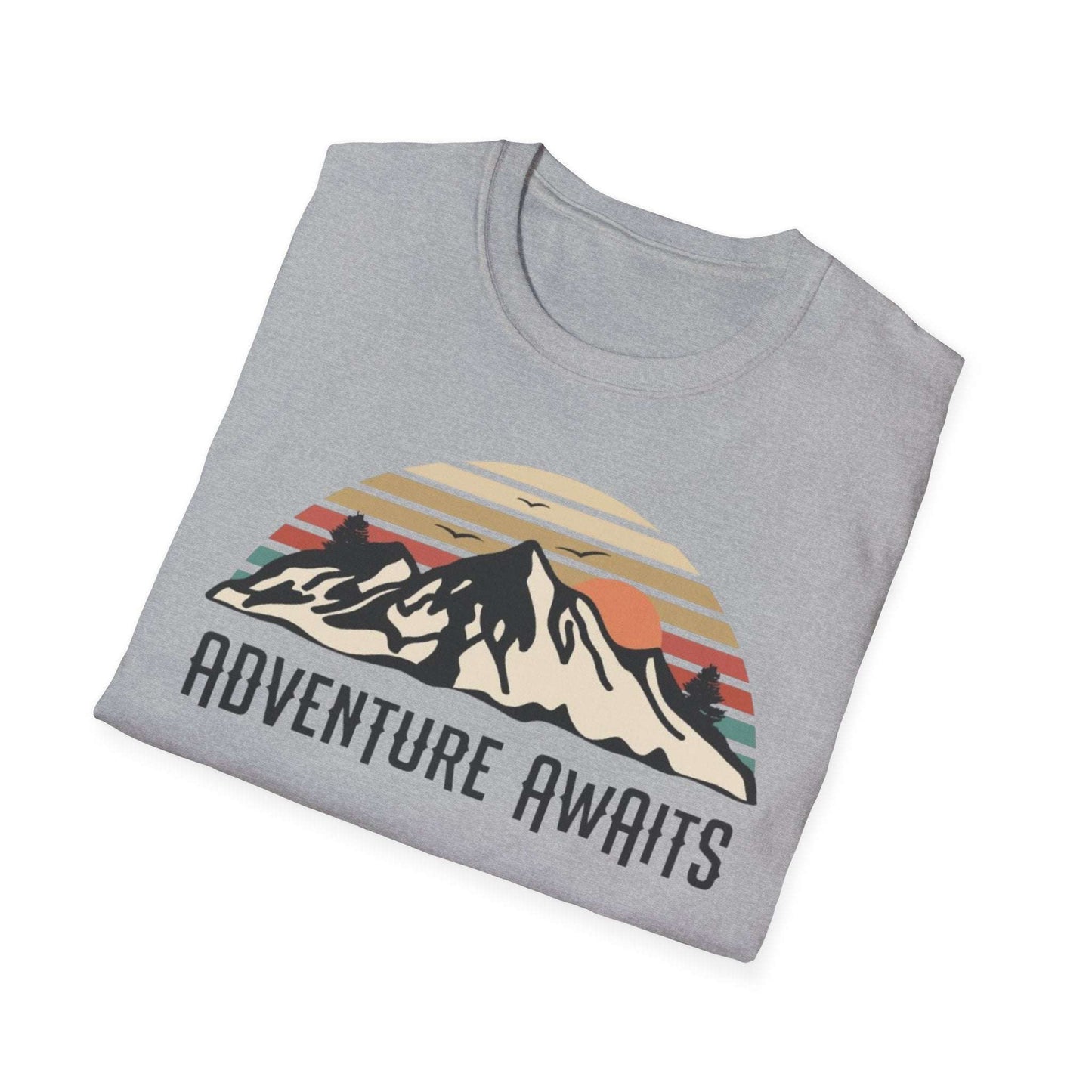 Adventure Awaits Unisex T-Shirt Printify T-Shirt Rhythm & Drip Apparel