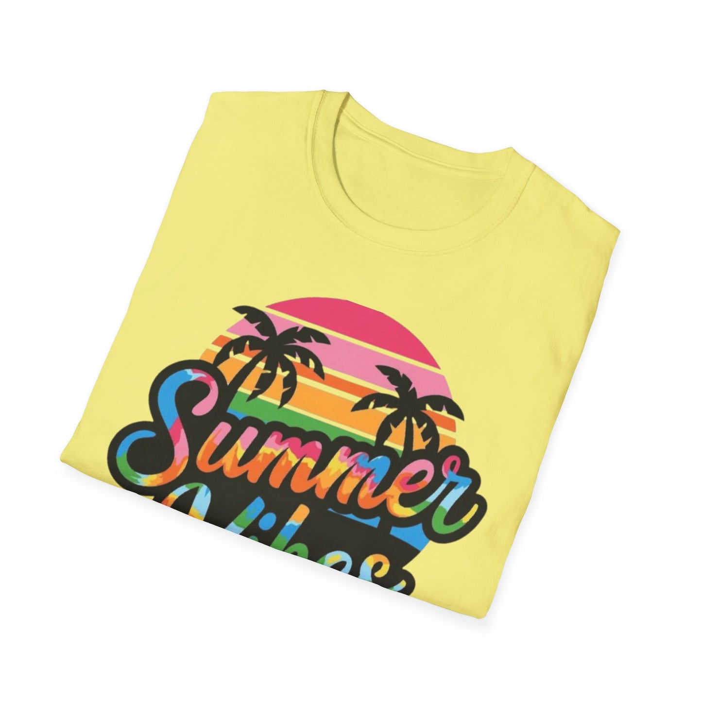 Summer- Summer Vibes Unisex T-Shirt Printify T-Shirt Rhythm & Drip Apparel