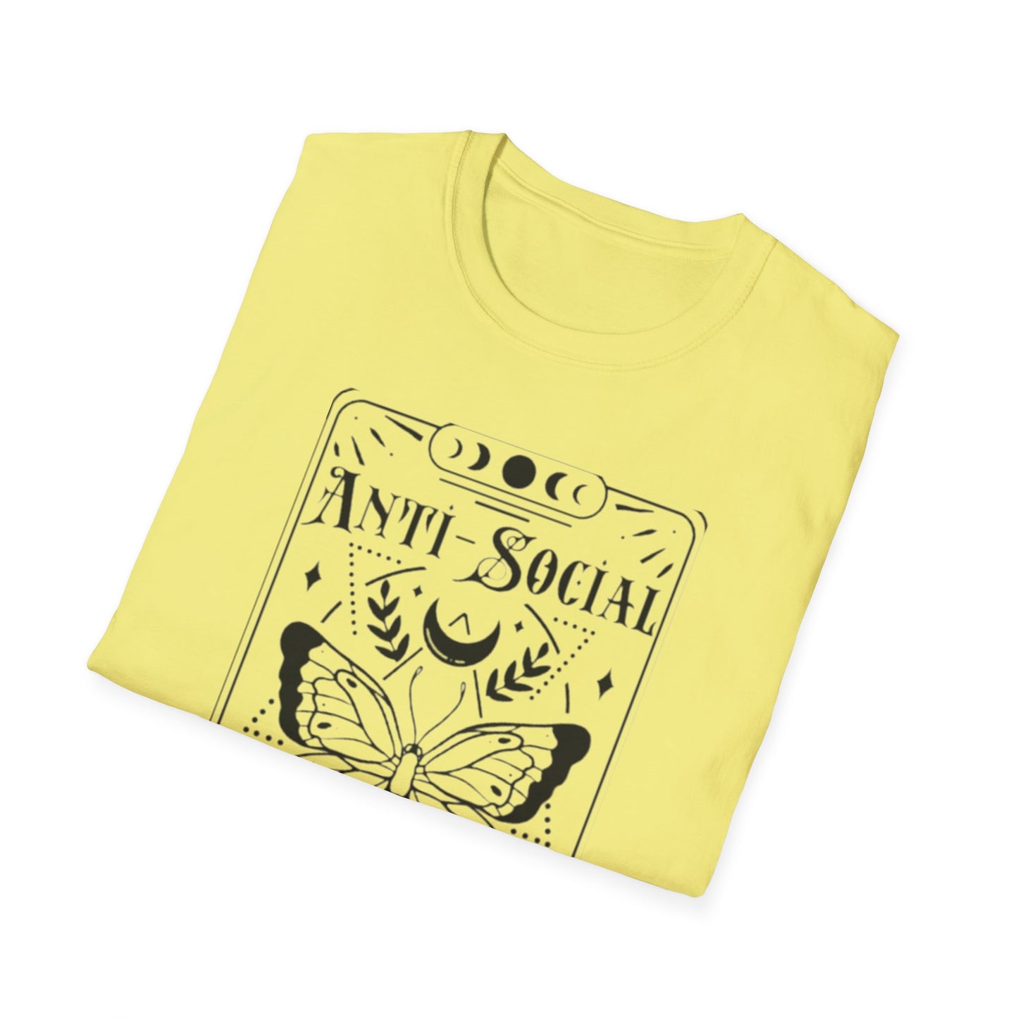 Anti-Social Butterfly- Tarot T-Shirt Printify T-Shirt Rhythm & Drip Apparel