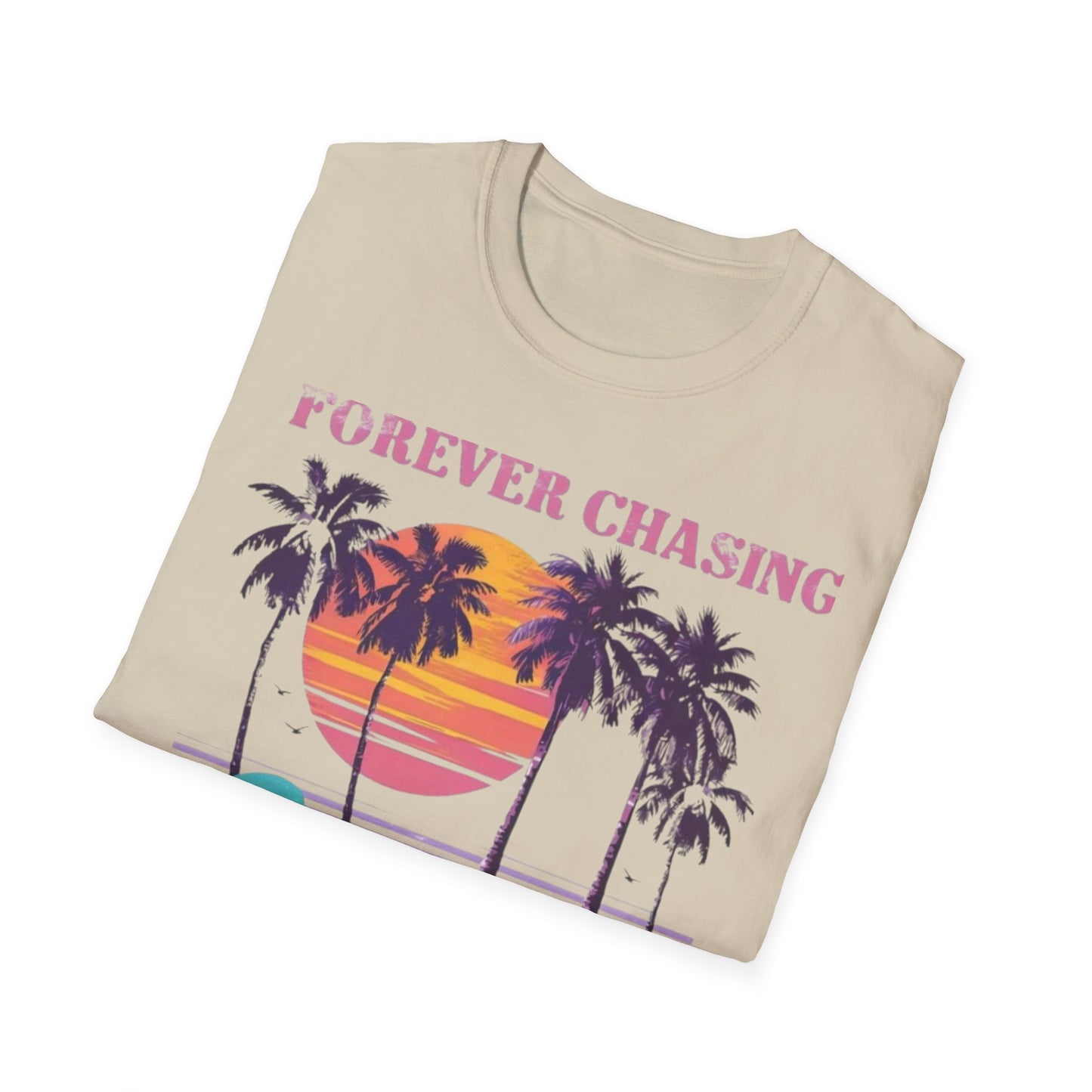 Summer- Forever Chasing Sunsets T-Shirt Printify T-Shirt Rhythm & Drip Apparel
