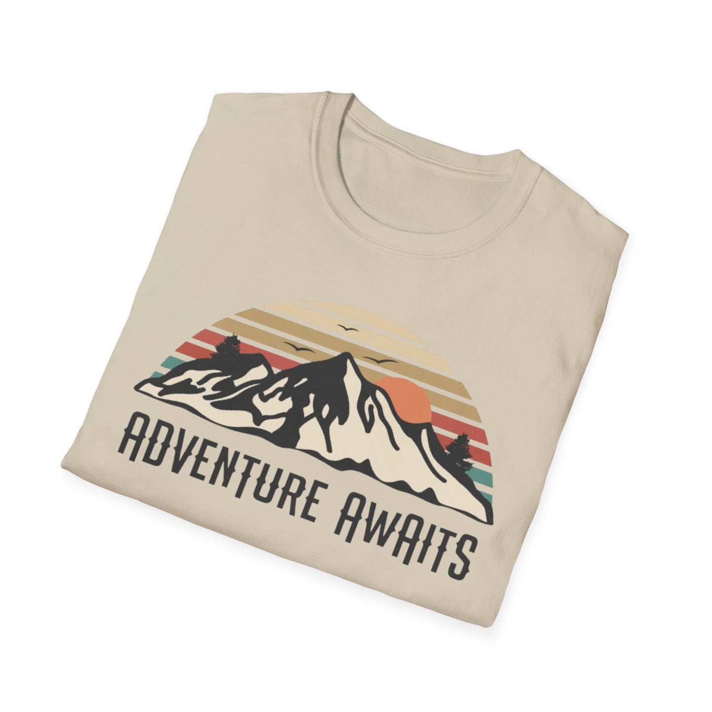 Adventure Awaits Unisex T-Shirt Printify T-Shirt Rhythm & Drip Apparel