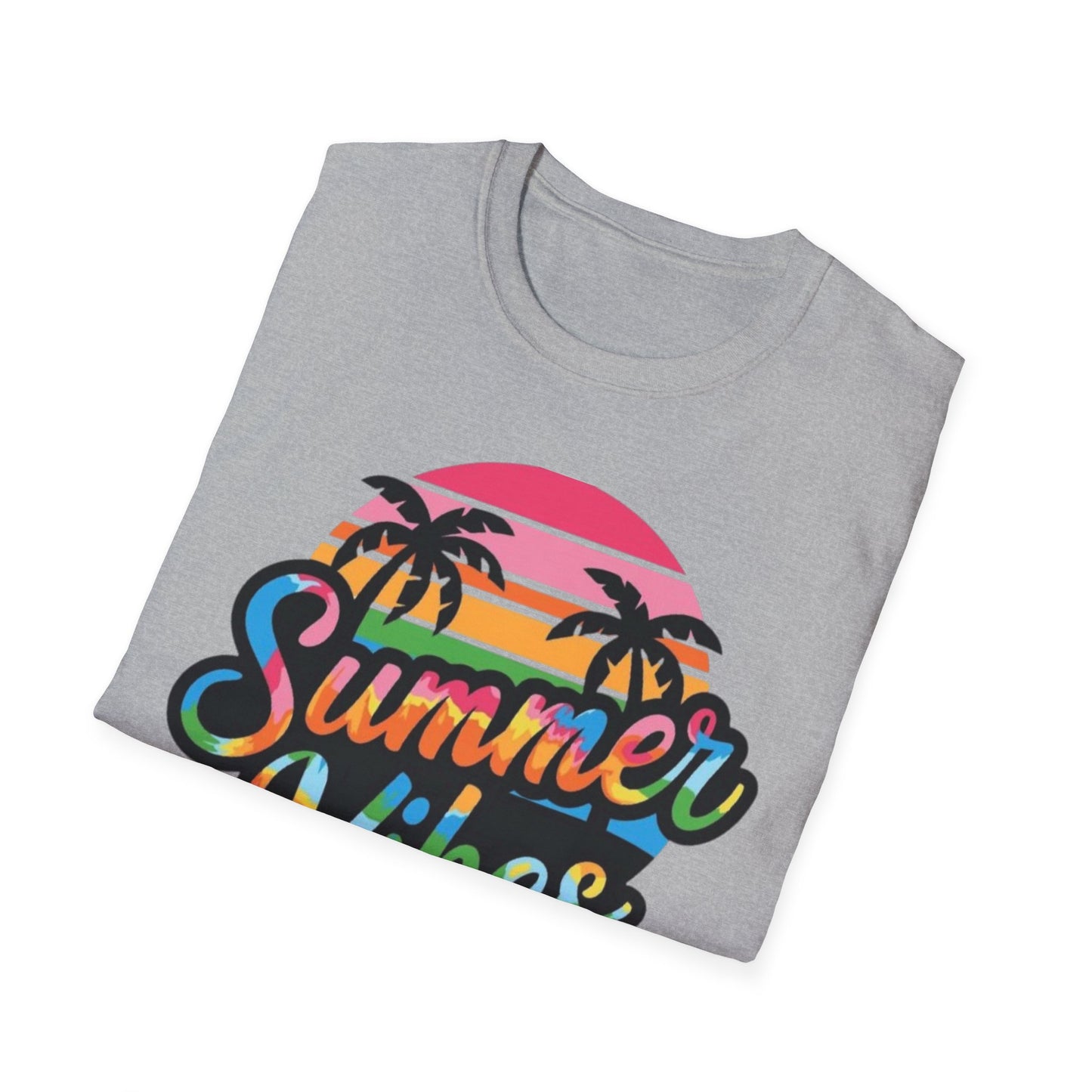 Summer- Summer Vibes Unisex T-Shirt Printify T-Shirt Rhythm & Drip Apparel