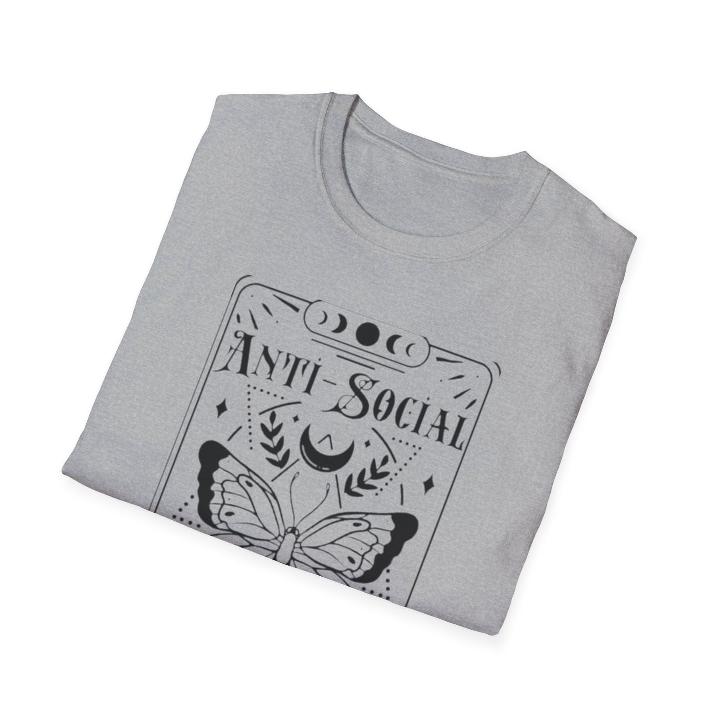 Anti-Social Butterfly- Tarot T-Shirt Printify T-Shirt Rhythm & Drip Apparel