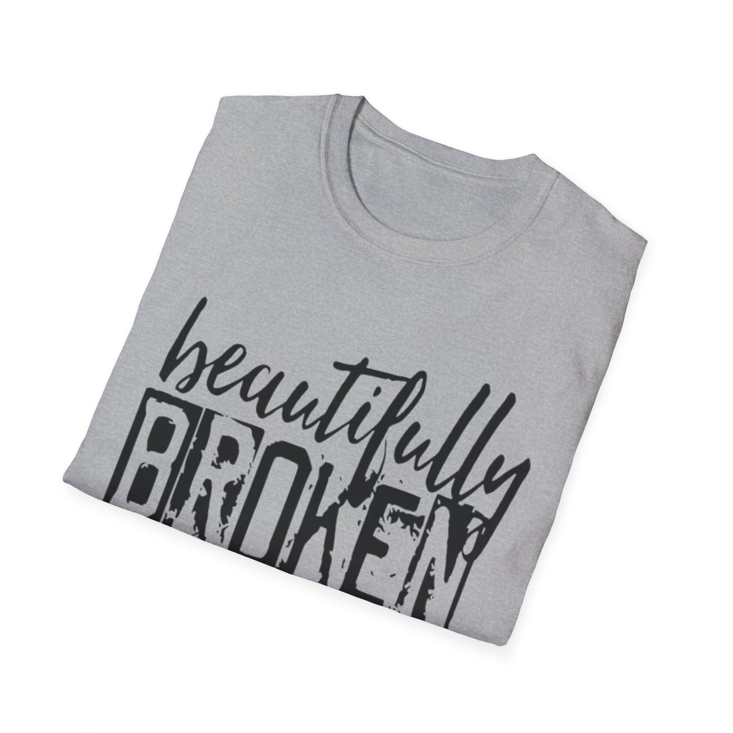 Beautifully Broken T-Shirt Printify T-Shirt Rhythm & Drip Apparel