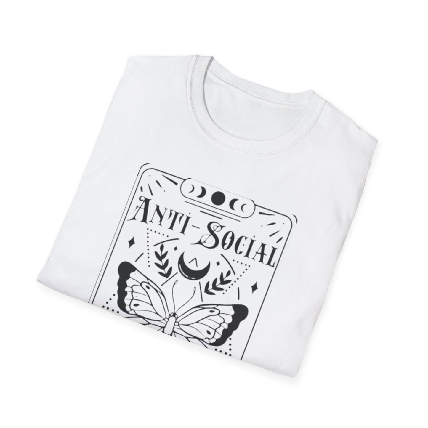 Anti-Social Butterfly- Tarot T-Shirt Printify T-Shirt Rhythm & Drip Apparel