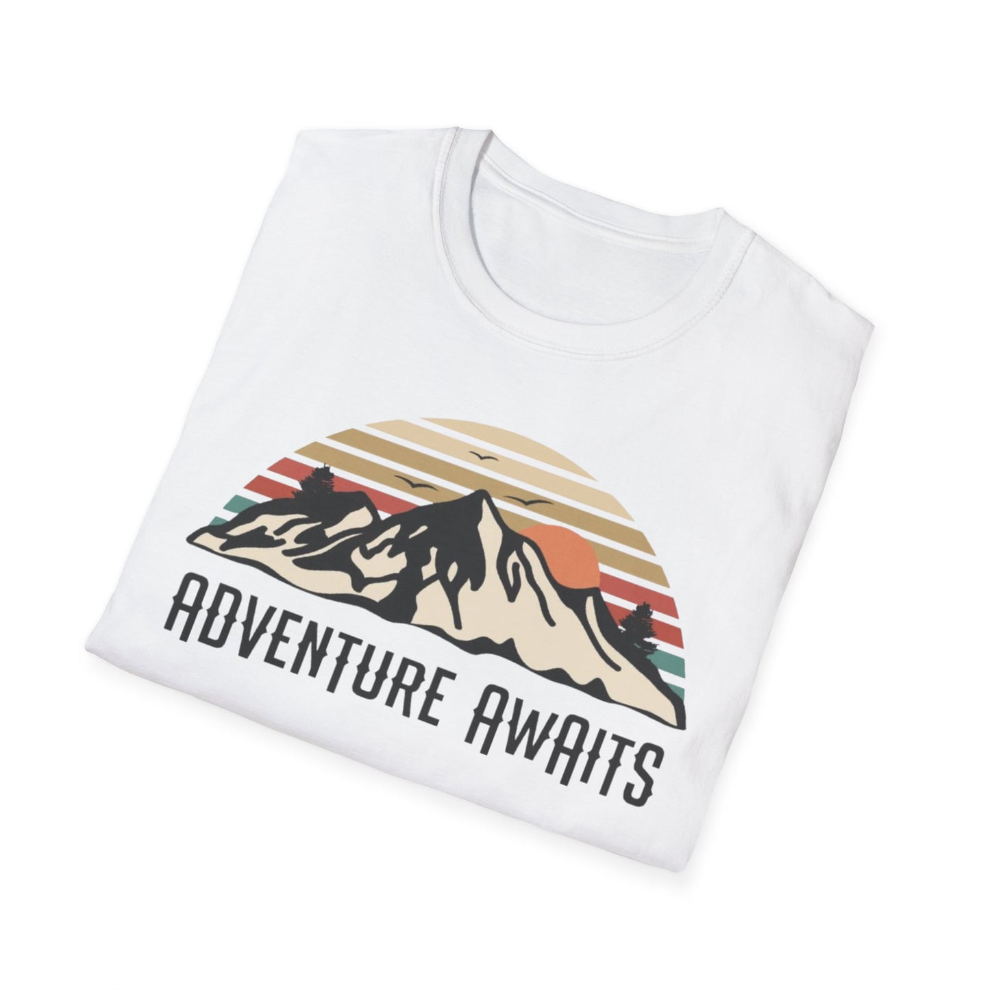 Adventure Awaits Unisex T-Shirt Printify T-Shirt Rhythm & Drip Apparel