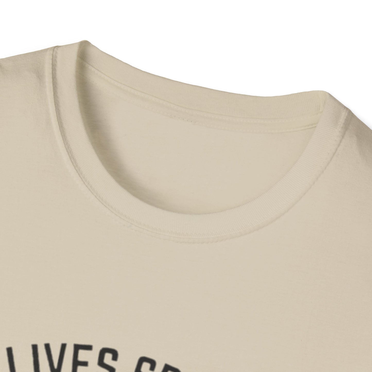 All Lives Splatter T-Shirt Printify T-Shirt Rhythm & Drip Apparel