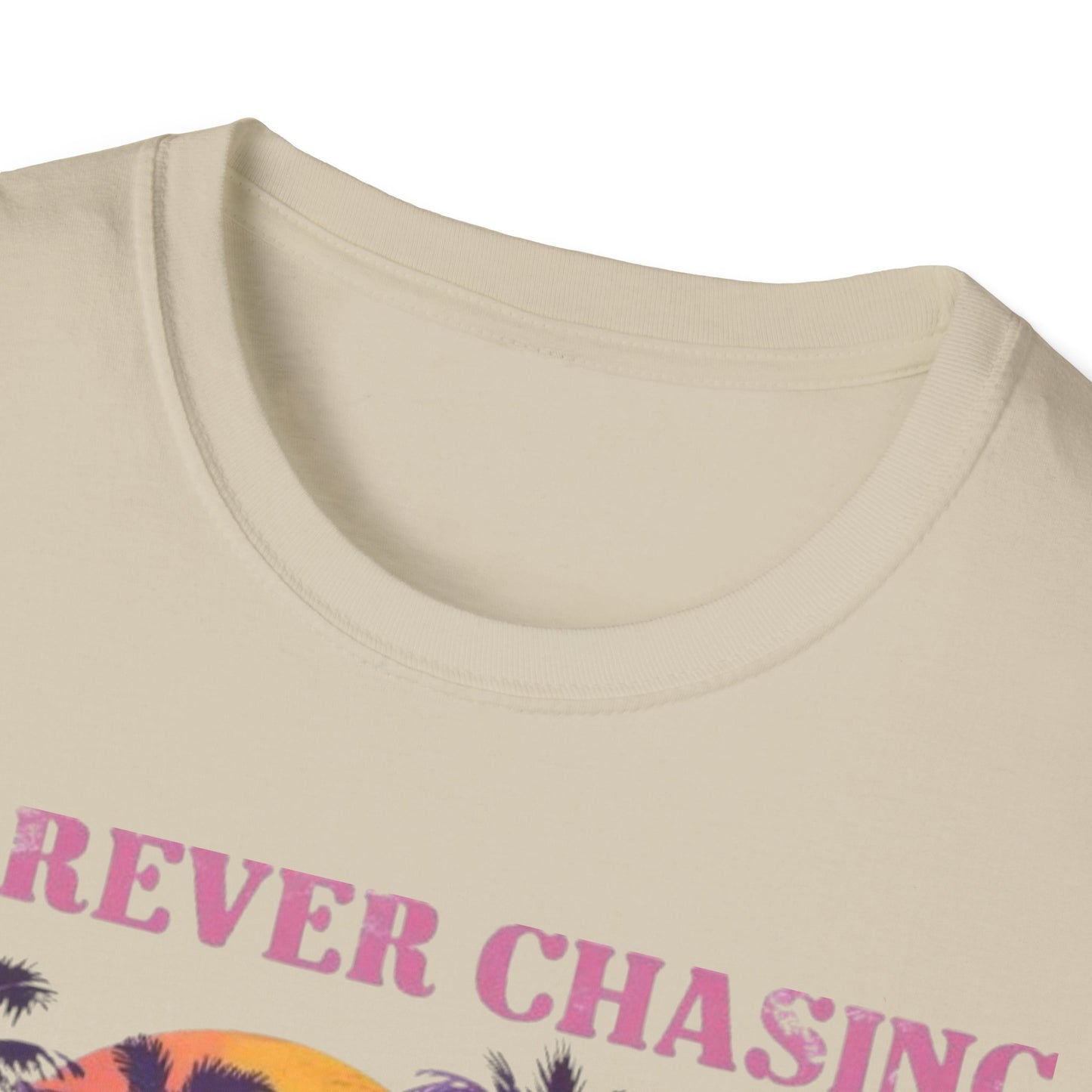 Summer- Forever Chasing Sunsets T-Shirt Printify T-Shirt Rhythm & Drip Apparel