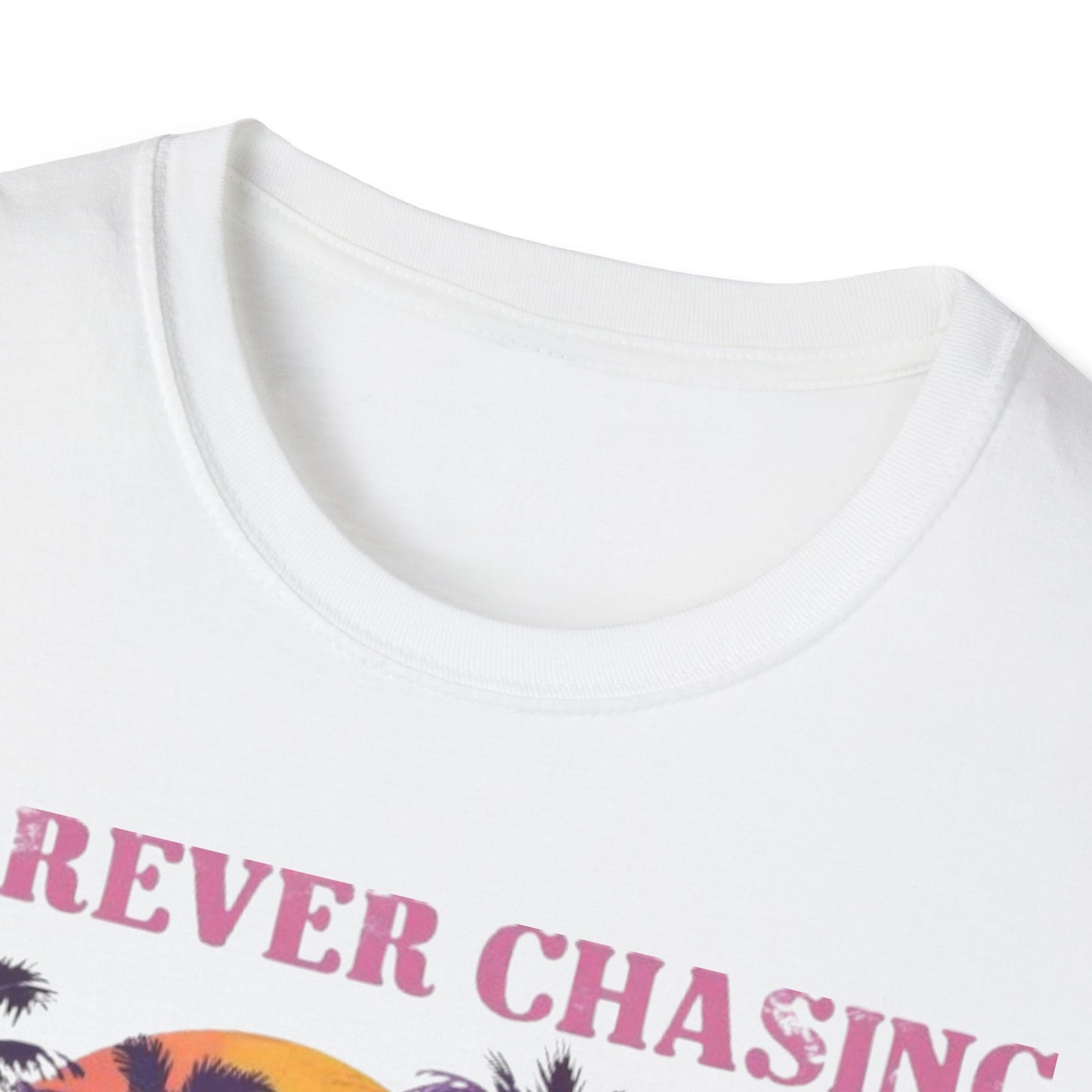 Summer- Forever Chasing Sunsets T-Shirt Printify T-Shirt Rhythm & Drip Apparel