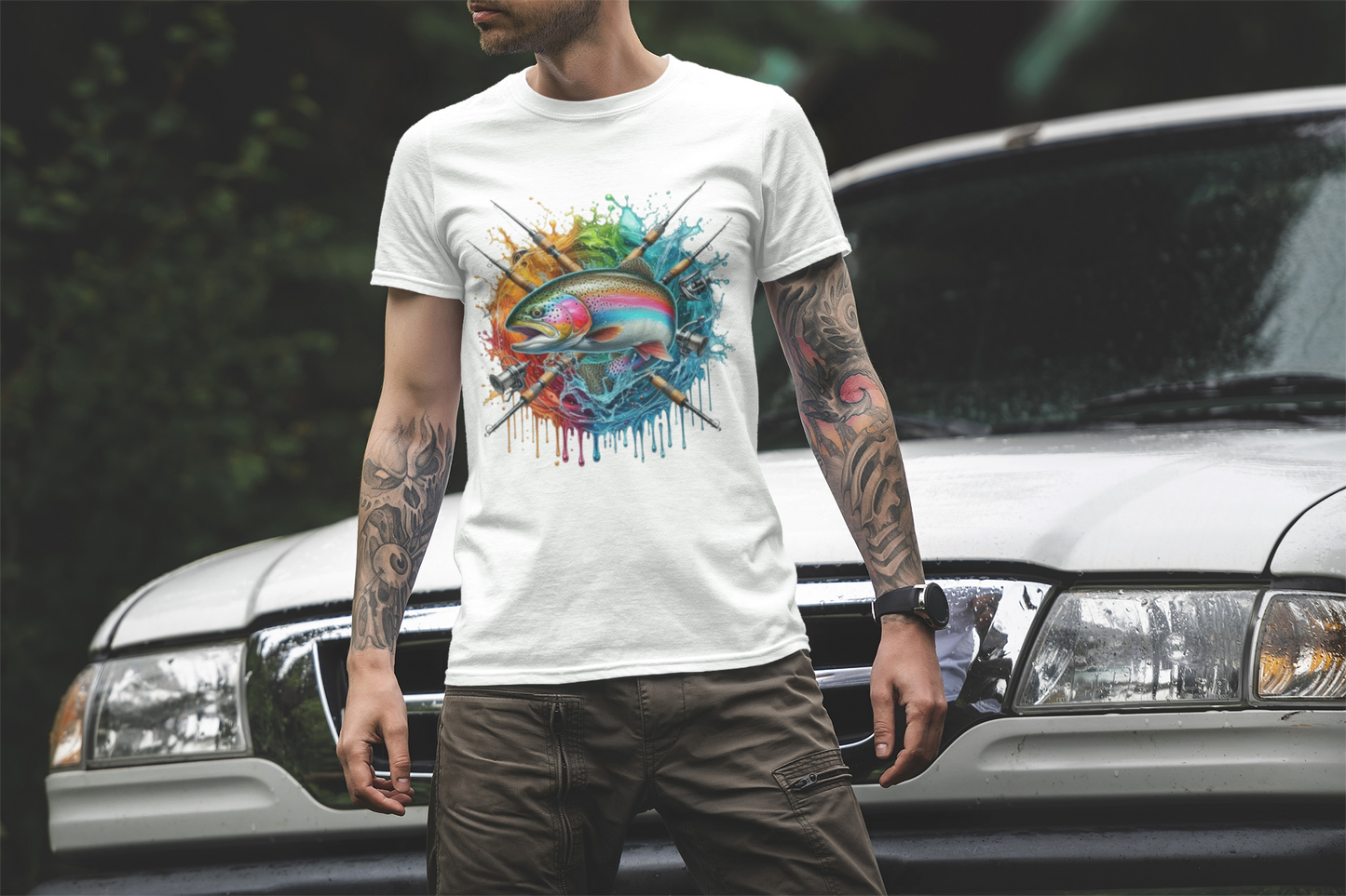 Rainbow Trout Graphic Tee