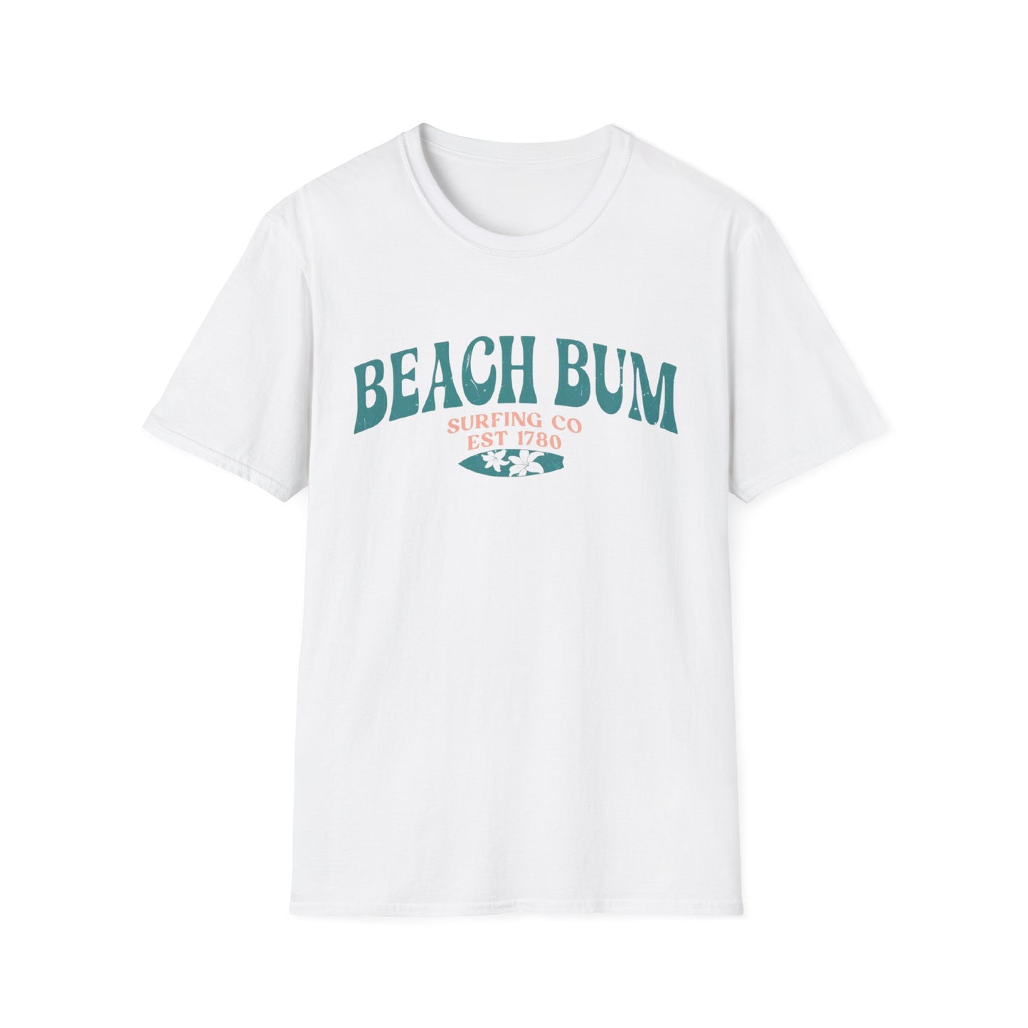 Summer- Beach Bum T-Shirt White Printify T-Shirt Rhythm & Drip Apparel