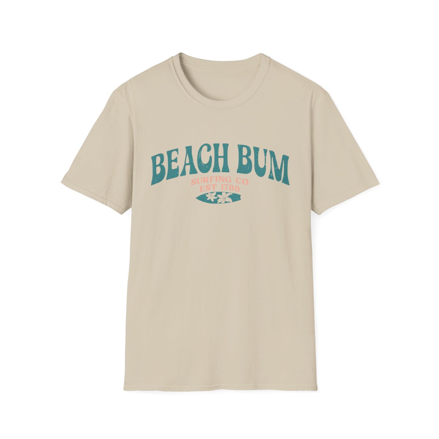Summer- Beach Bum T-Shirt Sand Printify T-Shirt Rhythm & Drip Apparel
