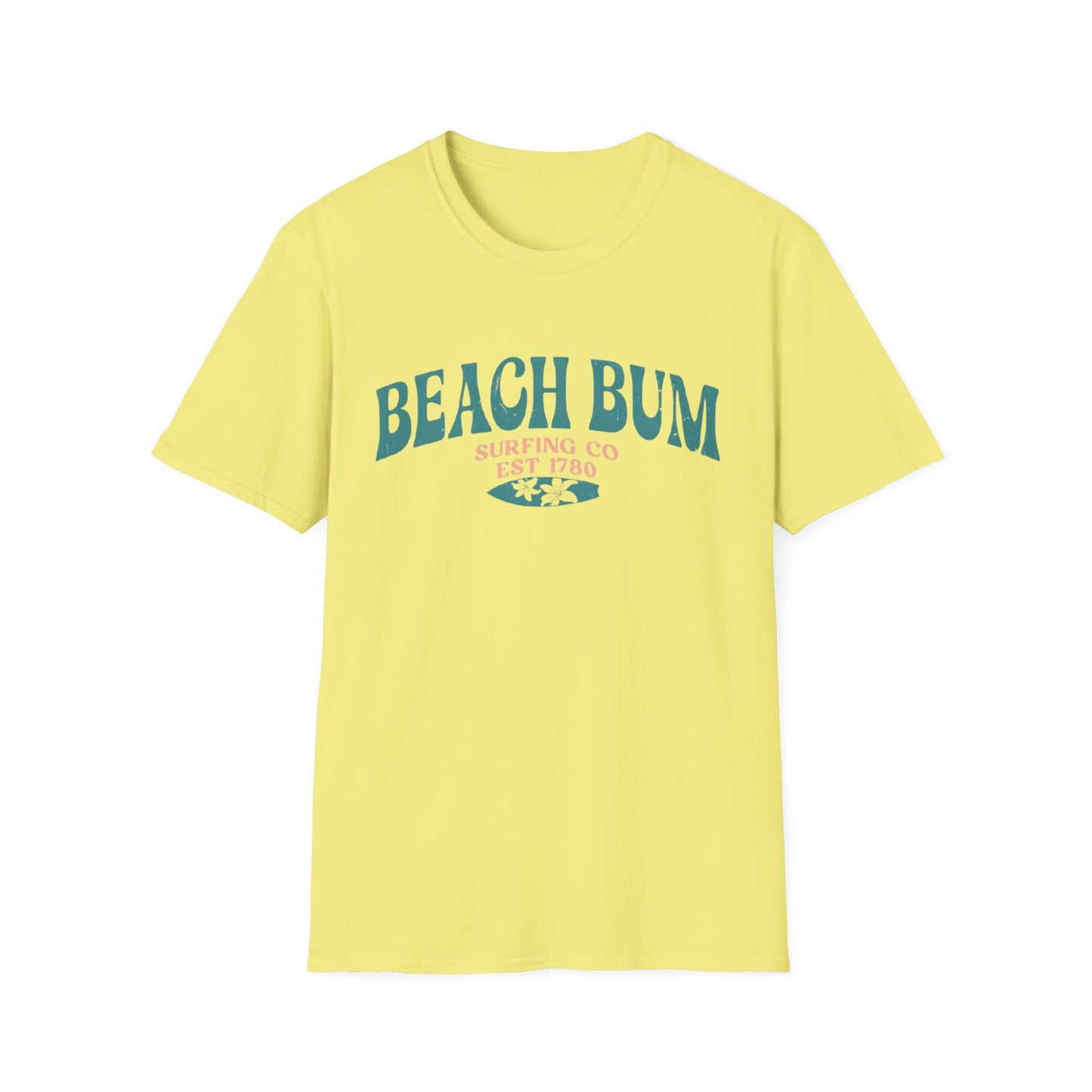 Summer- Beach Bum T-Shirt Cornsilk Printify T-Shirt Rhythm & Drip Apparel