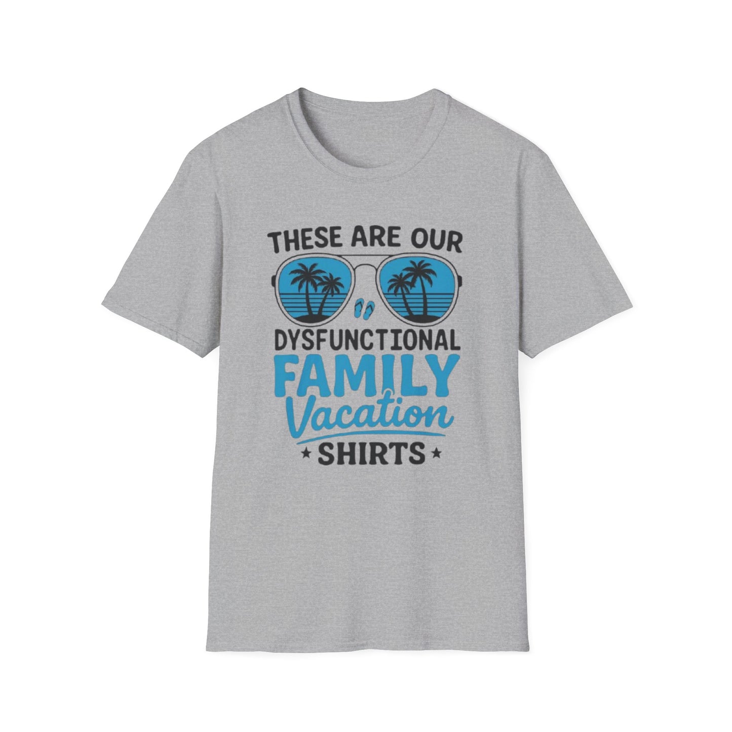 Summer- Dysfunctional Family Vacation T-Shirt Sport Grey Printify T-Shirt Rhythm & Drip Apparel