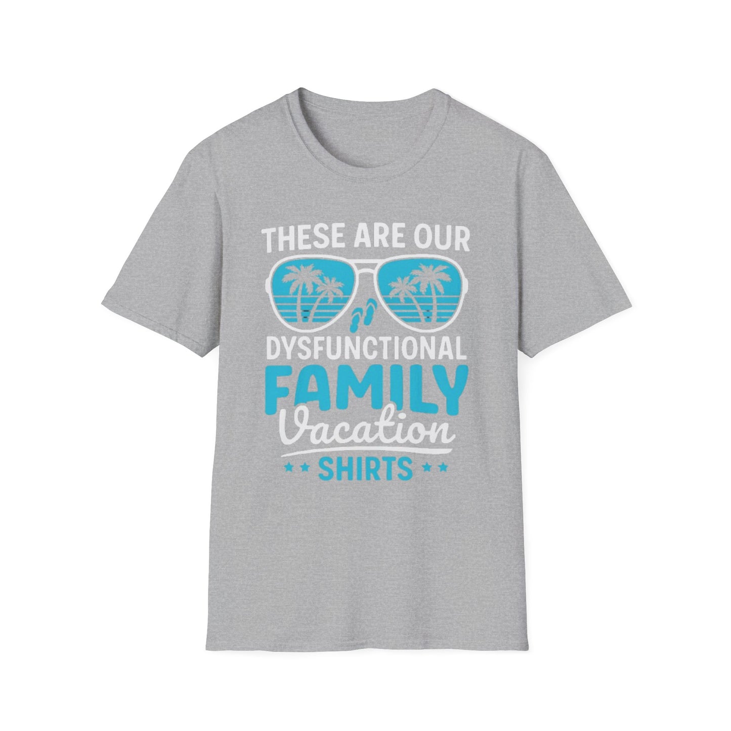 Summer- Dysfunctional Family Vacation T-Shirt Sport Grey Printify T-Shirt Rhythm & Drip Apparel