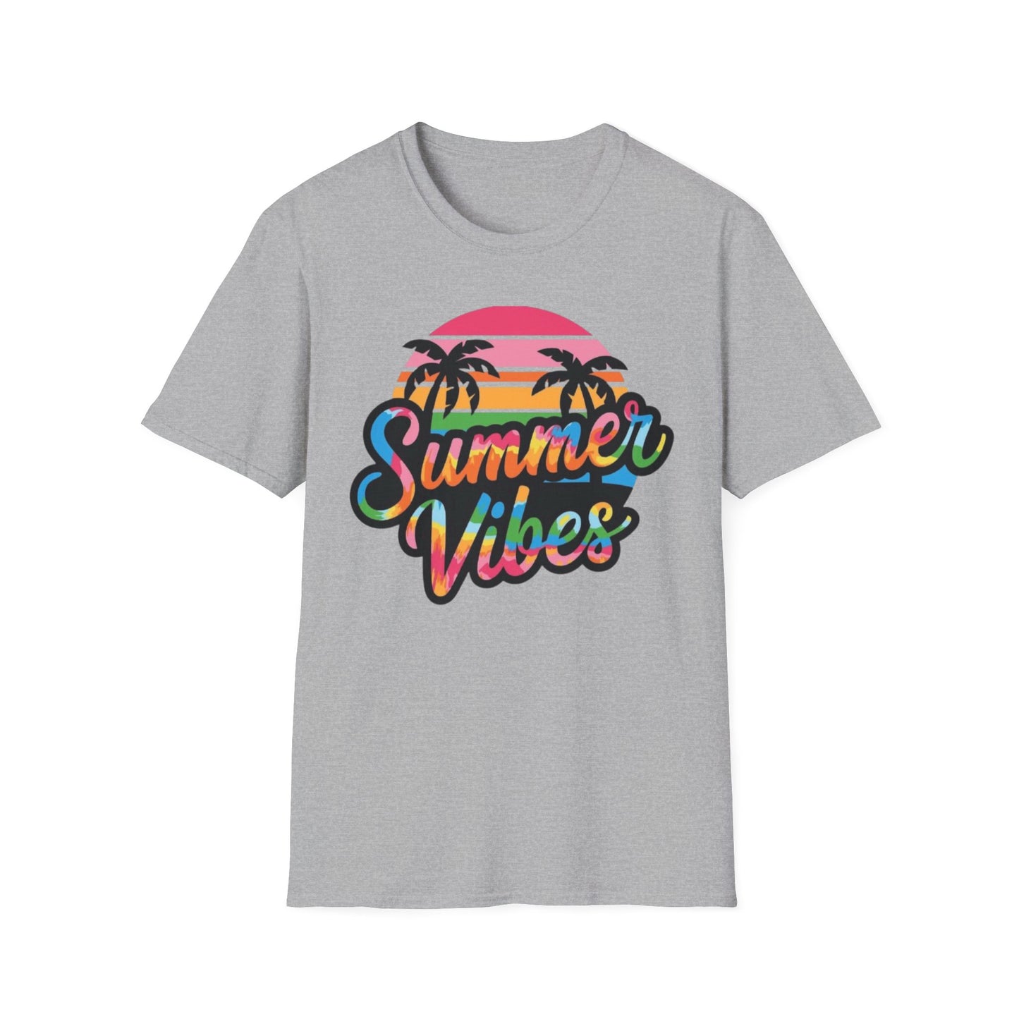 Summer- Summer Vibes Unisex T-Shirt Sport Grey Printify T-Shirt Rhythm & Drip Apparel