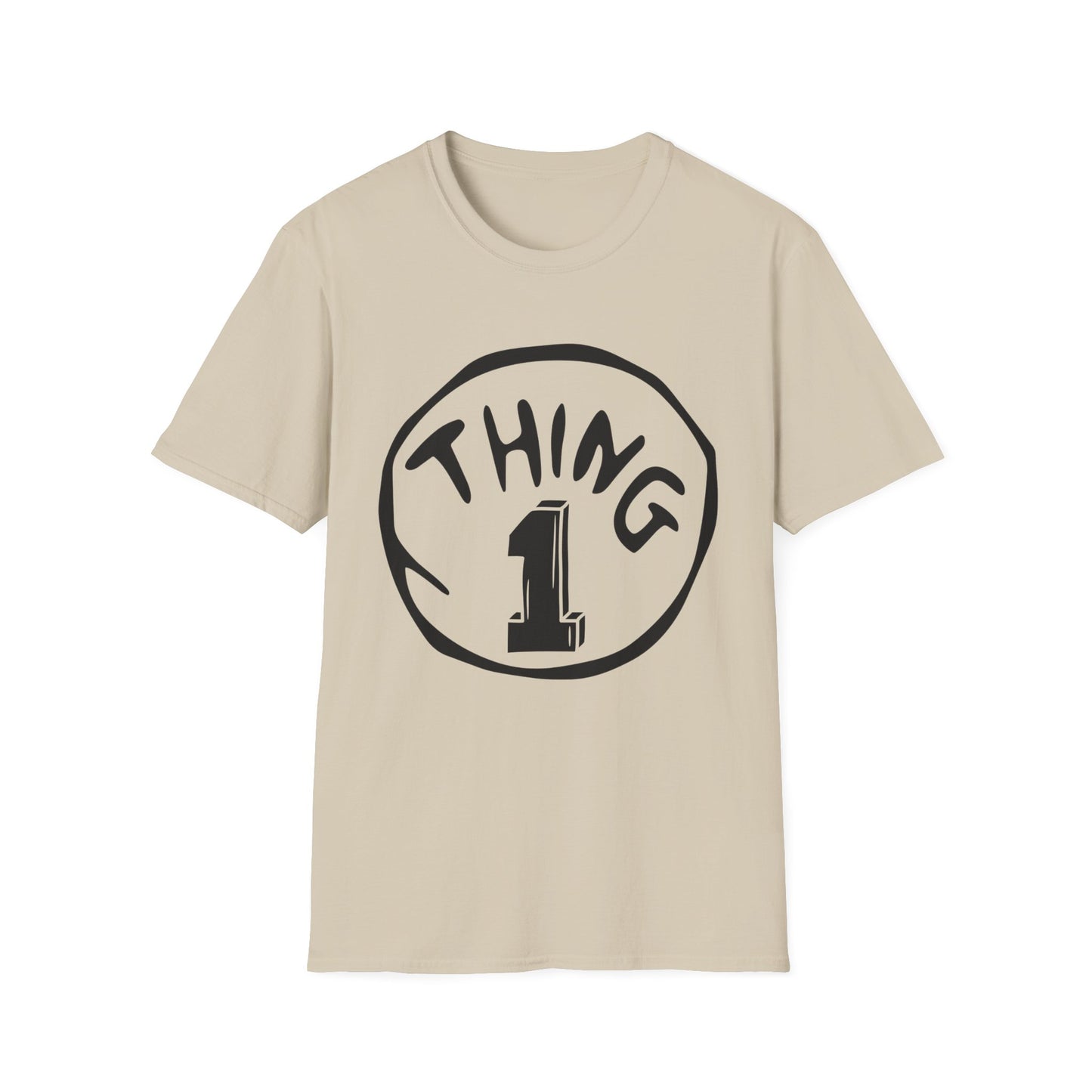 Thing 1 T-Shirt Sand Printify T-Shirt Rhythm & Drip Apparel