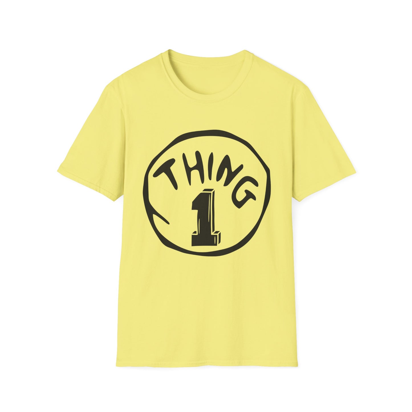 Thing 1 T-Shirt Cornsilk Printify T-Shirt Rhythm & Drip Apparel