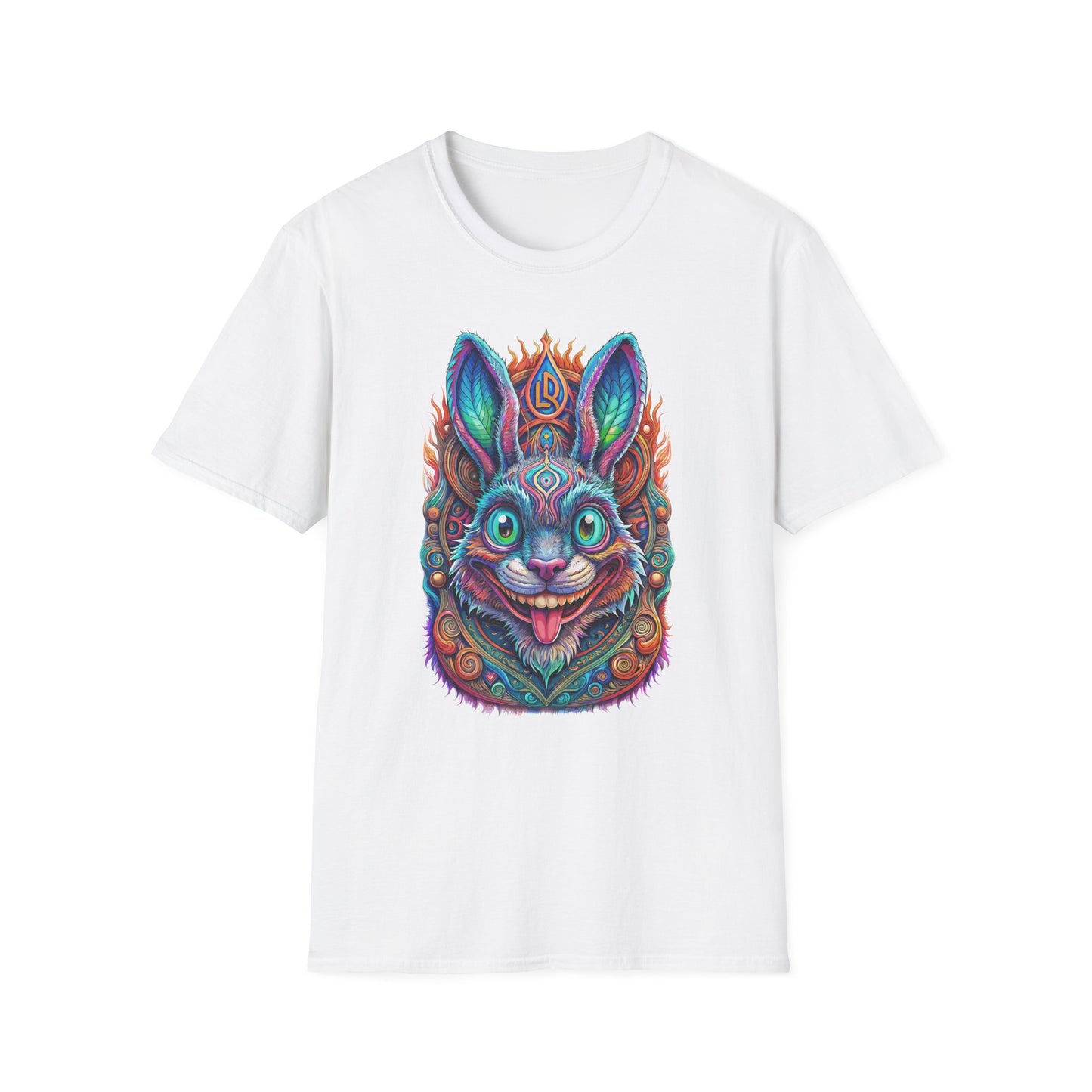 colorful-psychedelic-bunny-tee