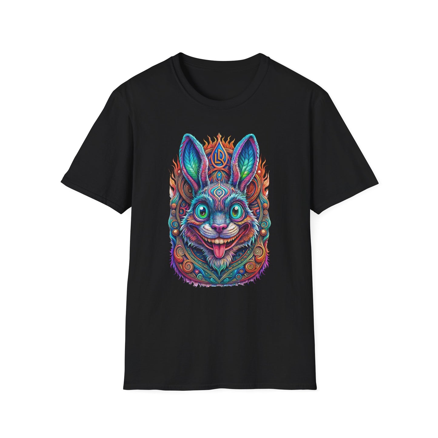 colorful-psychedelic-bunny-tee