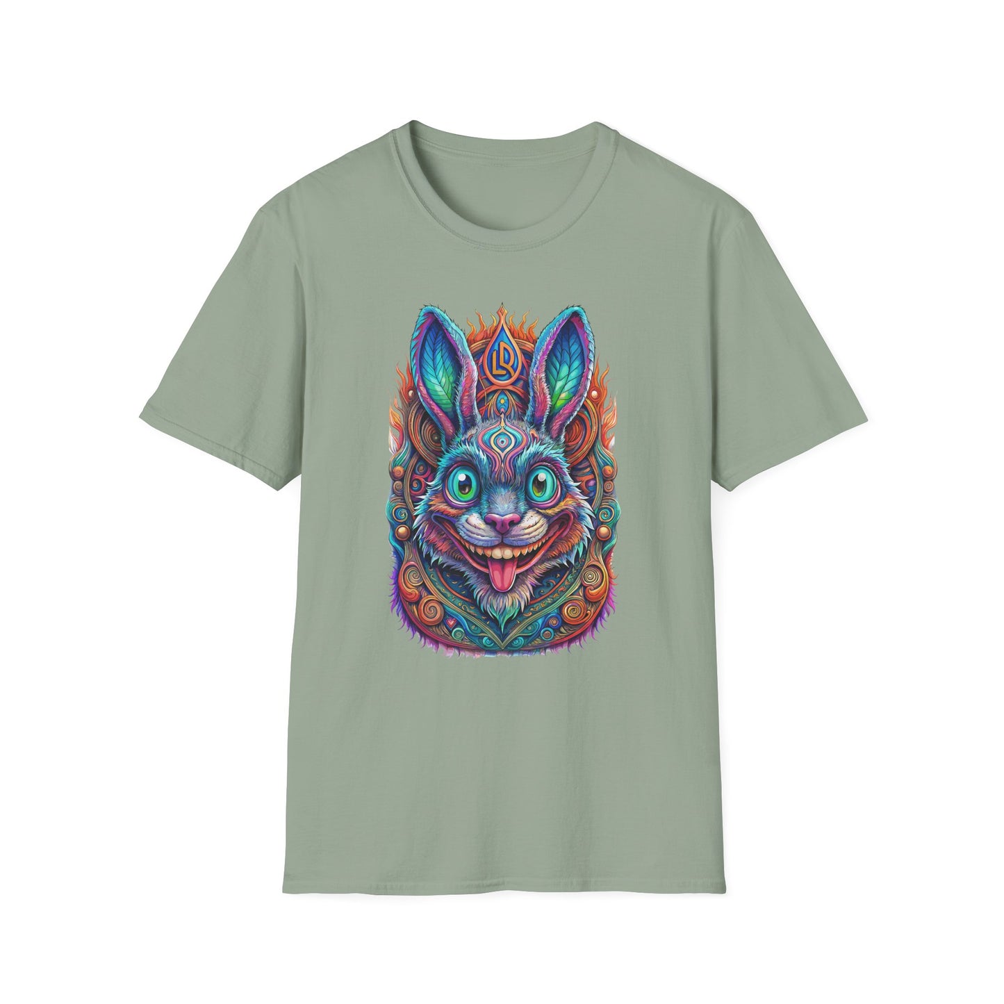 colorful-psychedelic-bunny-tee